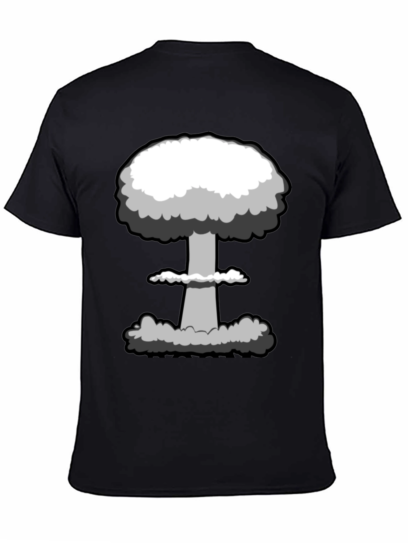 Mushroom Cloud Graphic Tee - Atomic Style Shirt