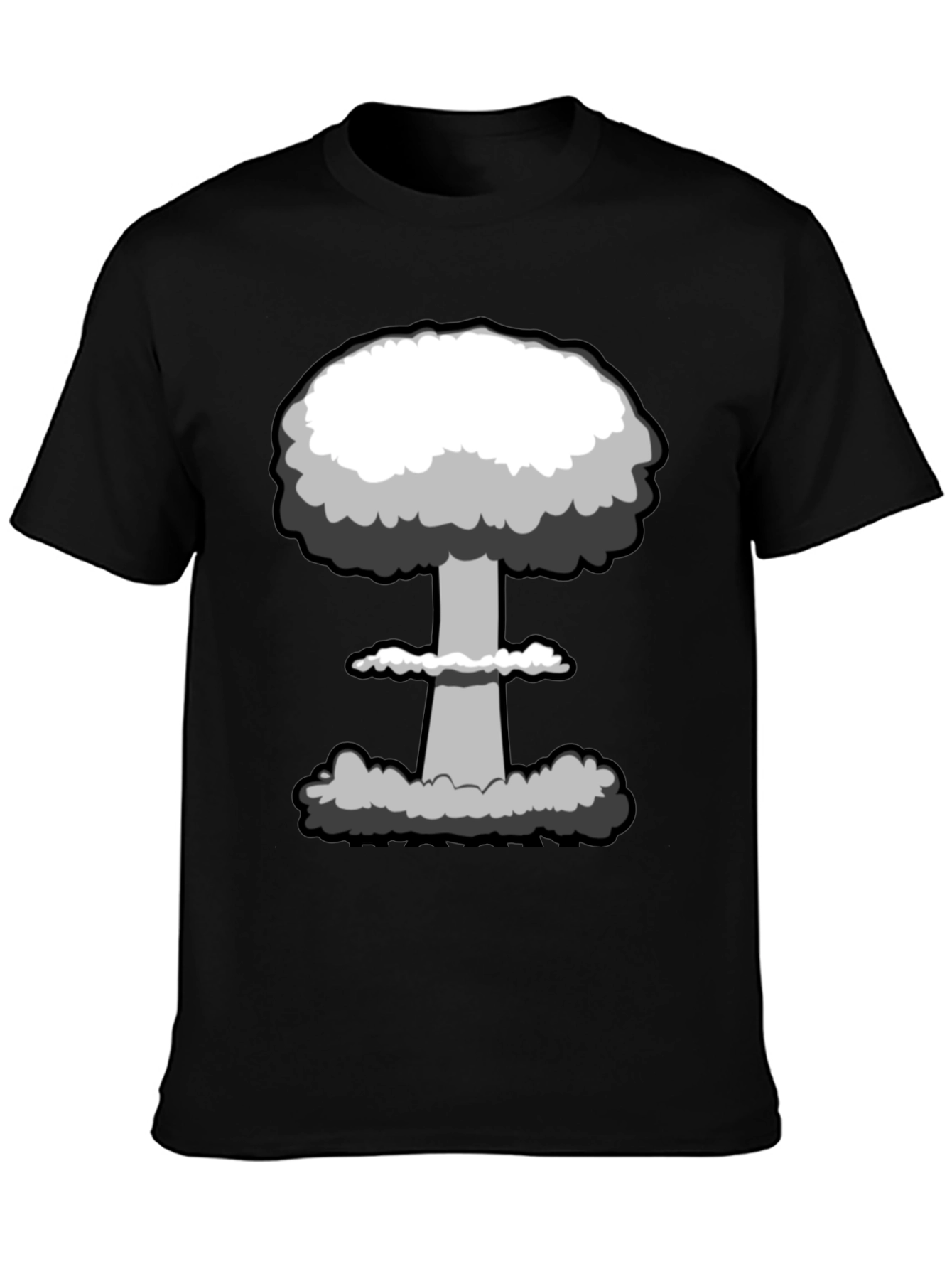 Mushroom Cloud Graphic Tee - Atomic Style Shirt