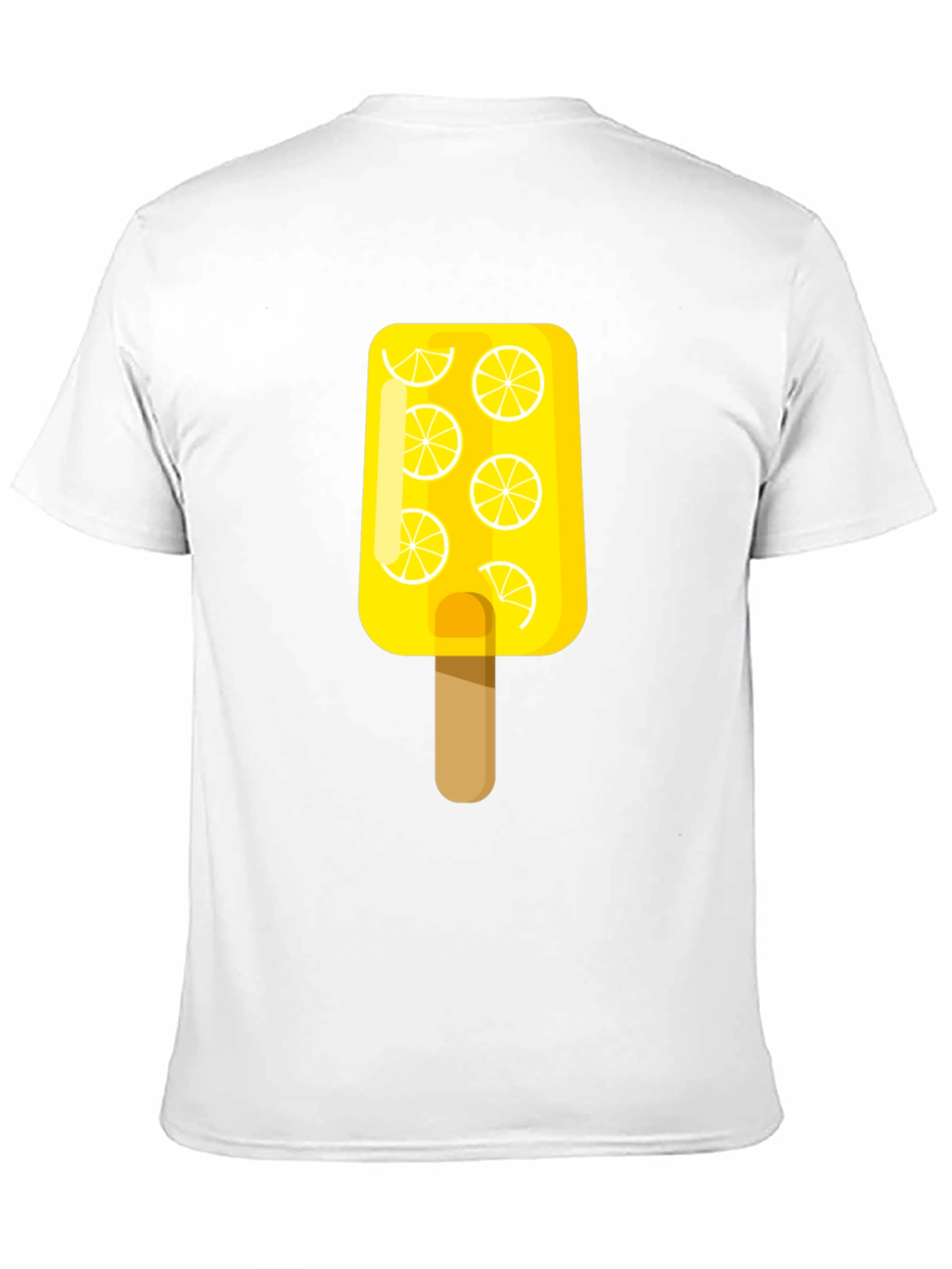 Lemon Popsicle Graphic Tee - Black Cotton T-Shirt