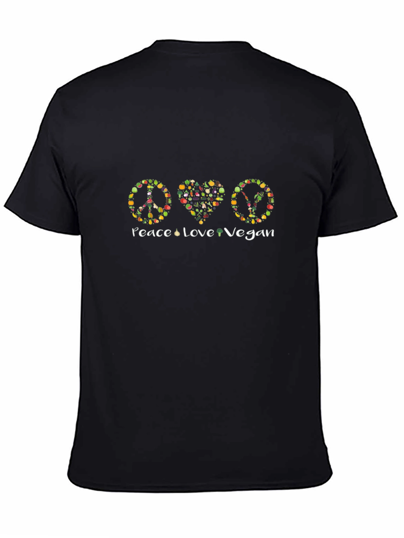 Peace Love Vegan T-Shirt