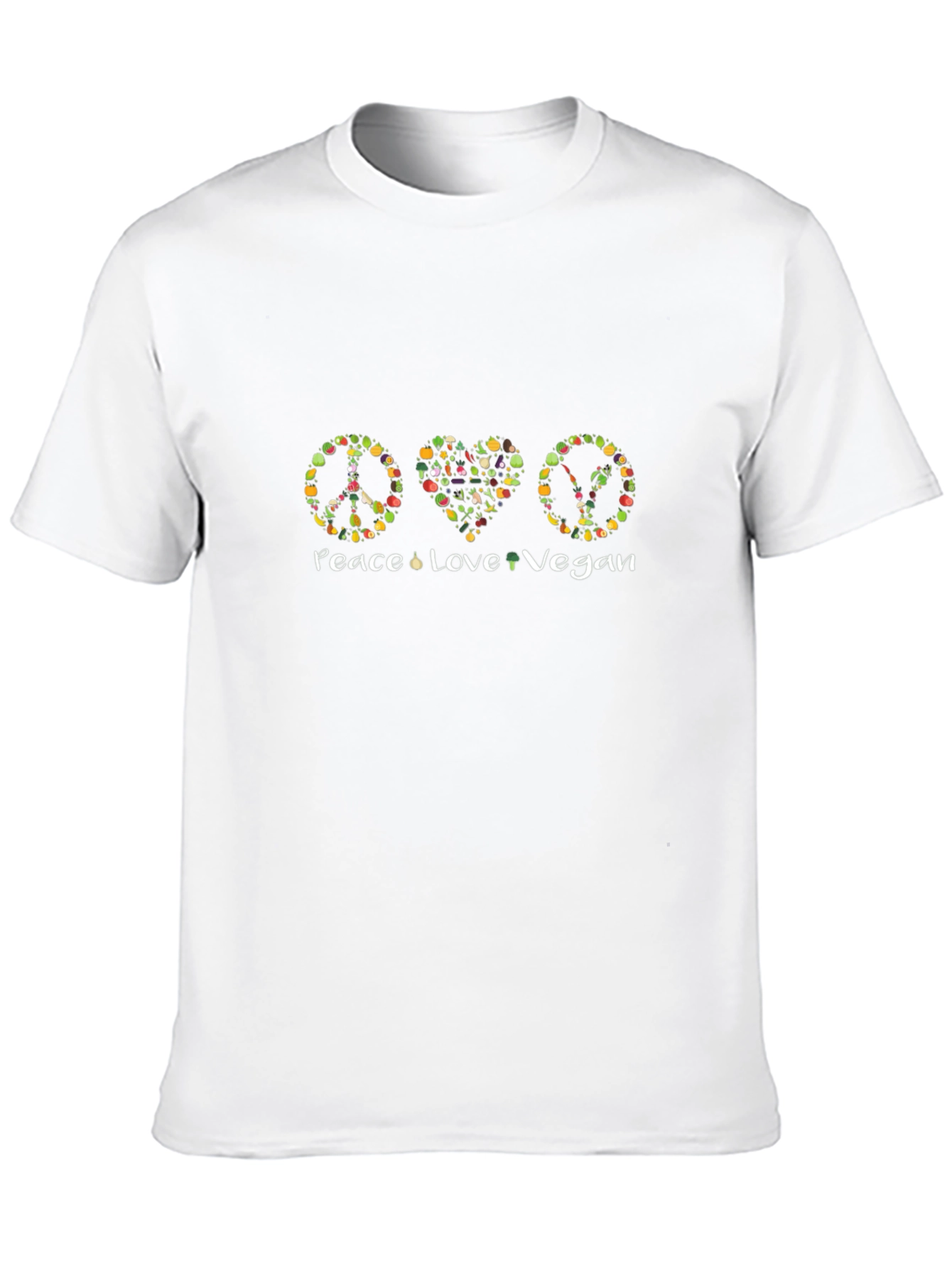 Peace Love Vegan T-Shirt