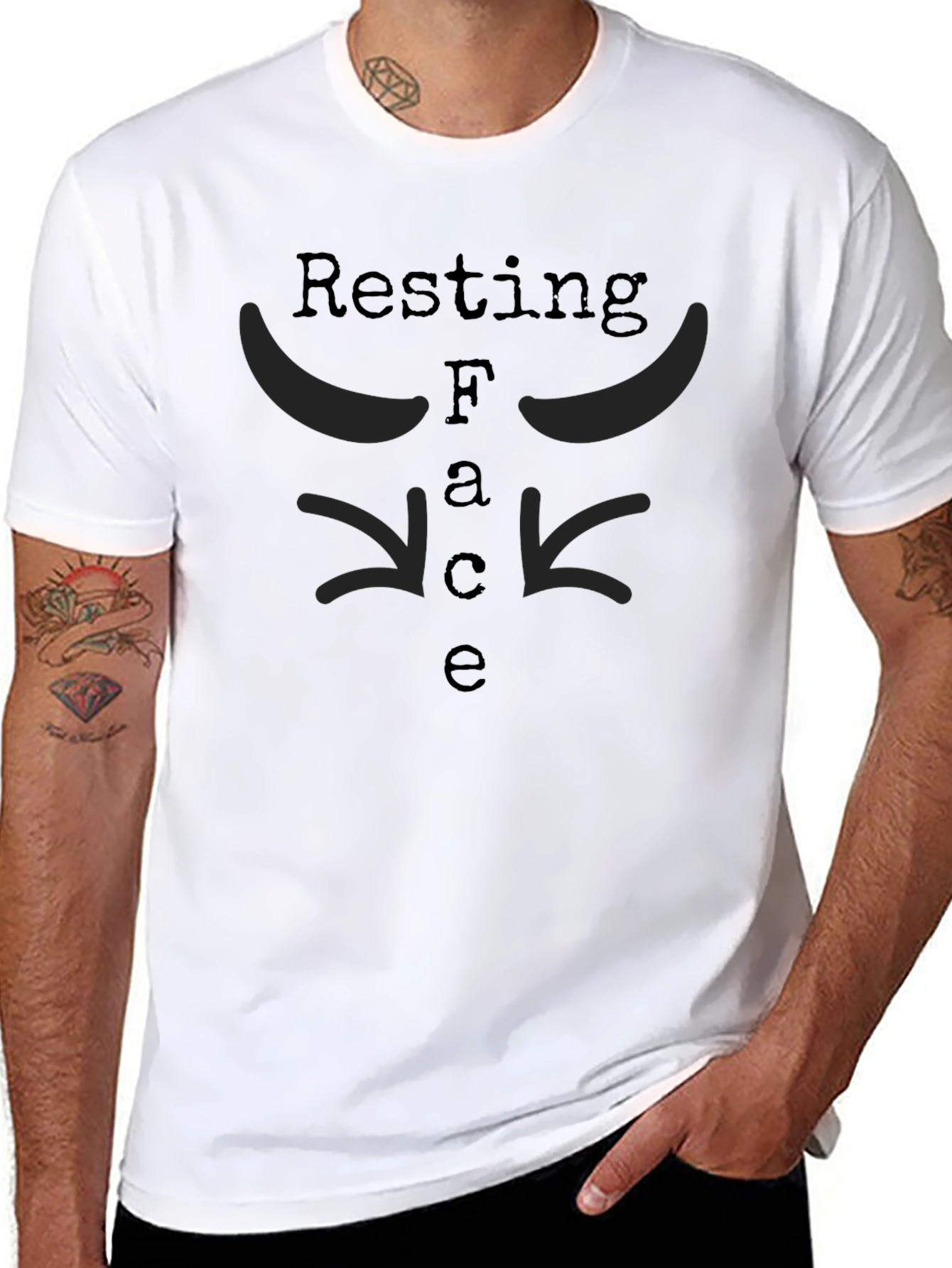 Resting Face Graphic T-Shirt