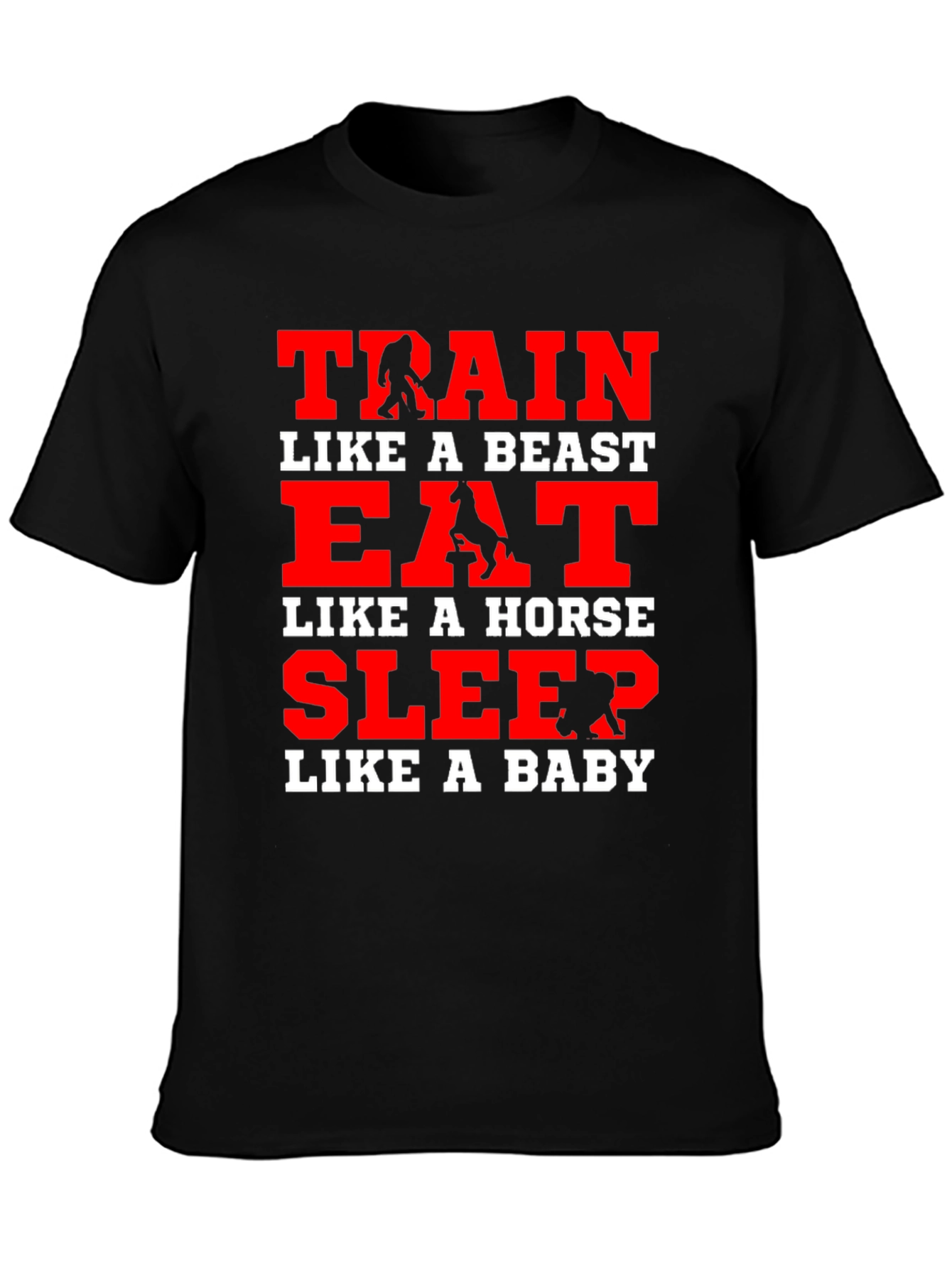 Train Like a Beast Graphic T-Shirt