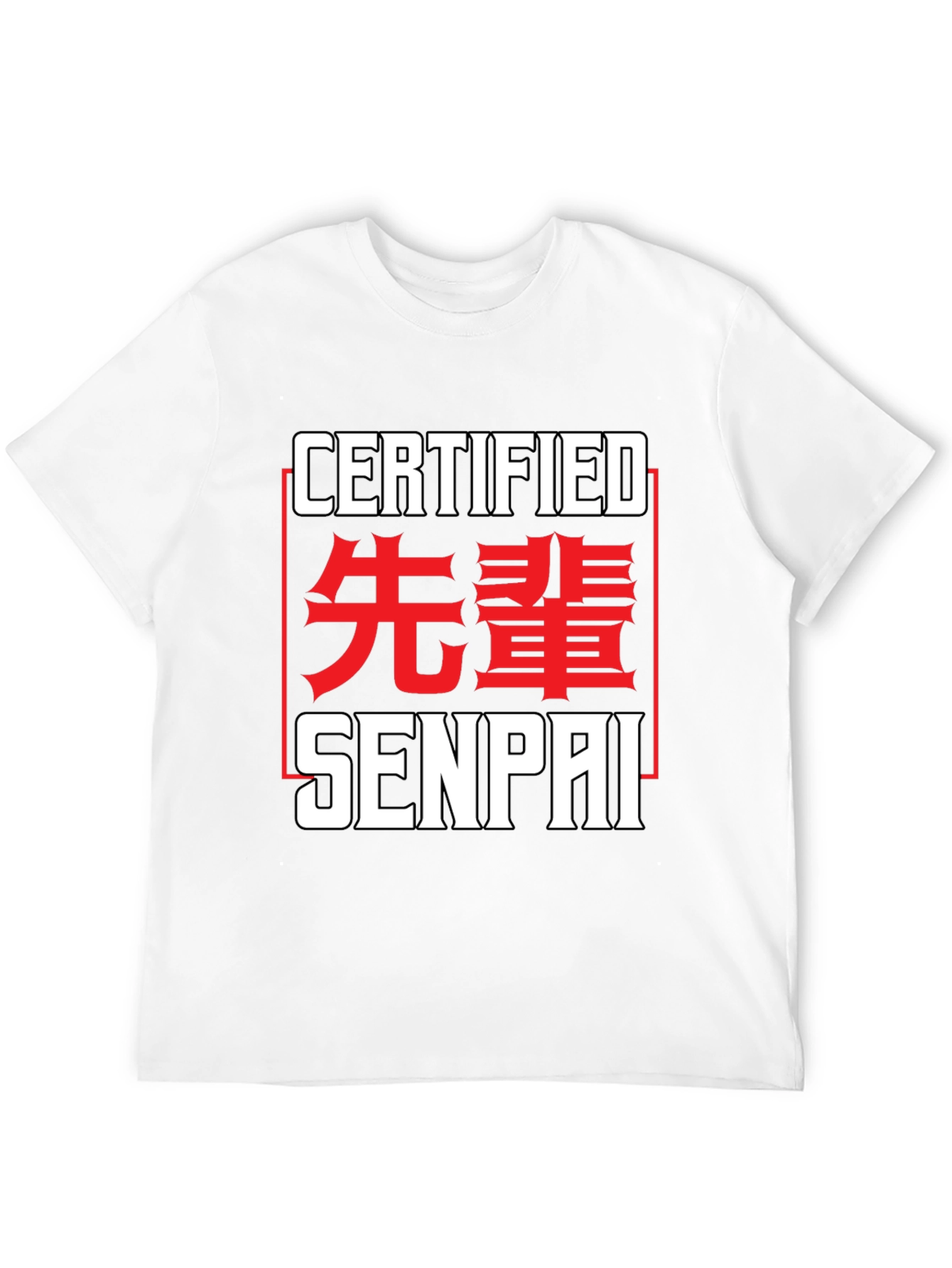Certified Senpai T-Shirt - Anime Inspired Tee