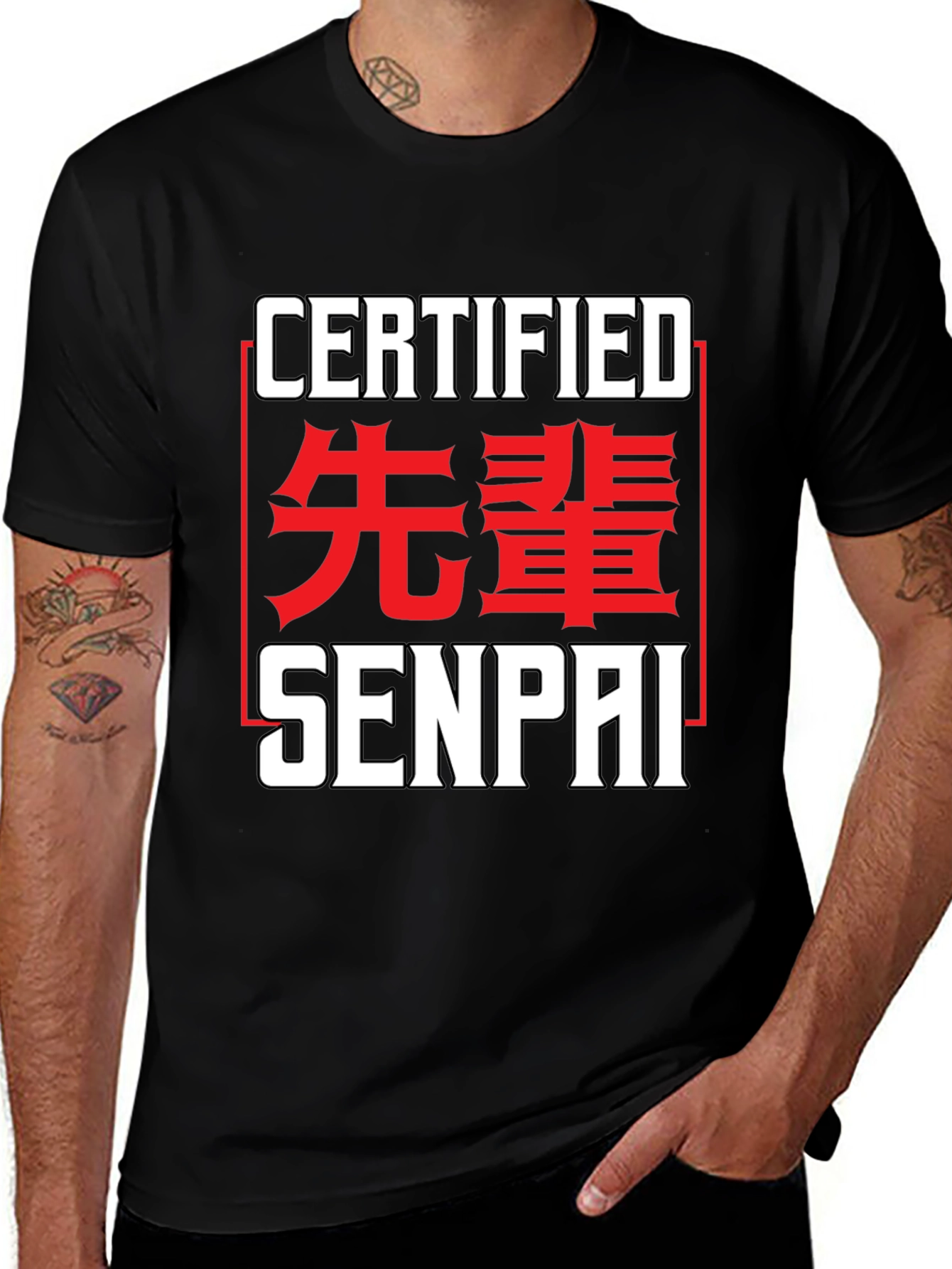 Certified Senpai T-Shirt - Anime Inspired Tee