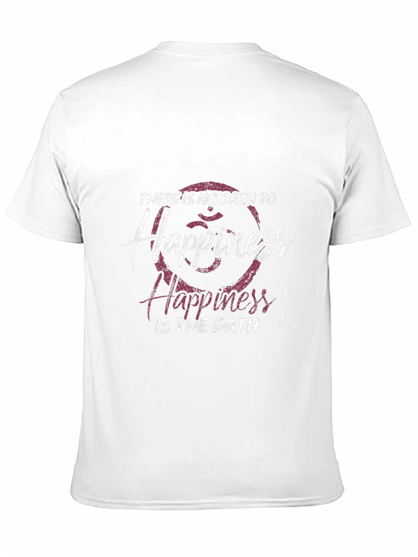 Happiness Path Graphic Tee - Black Casual Shirt