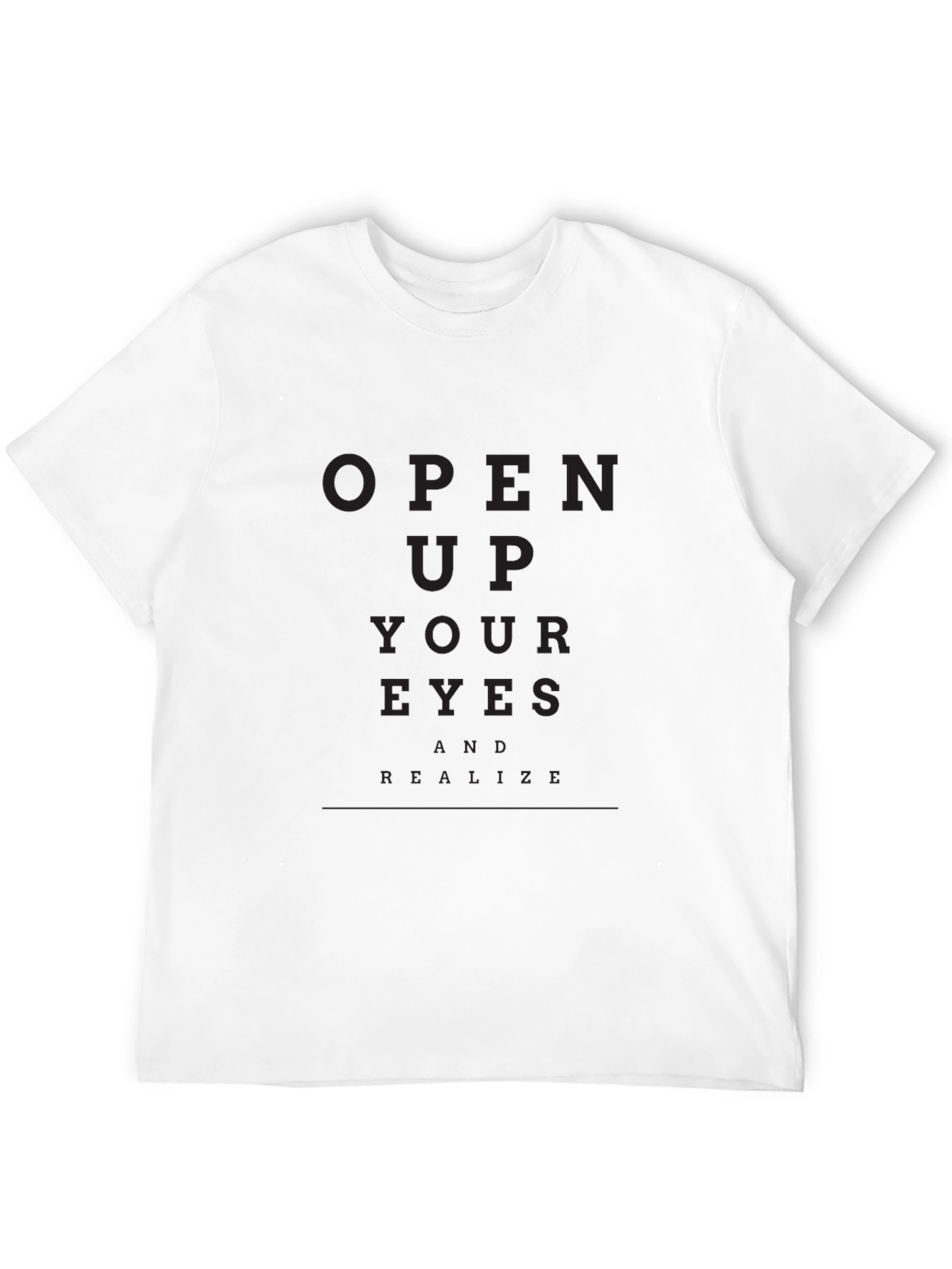 Open Up Your Eyes T-Shirt - Black