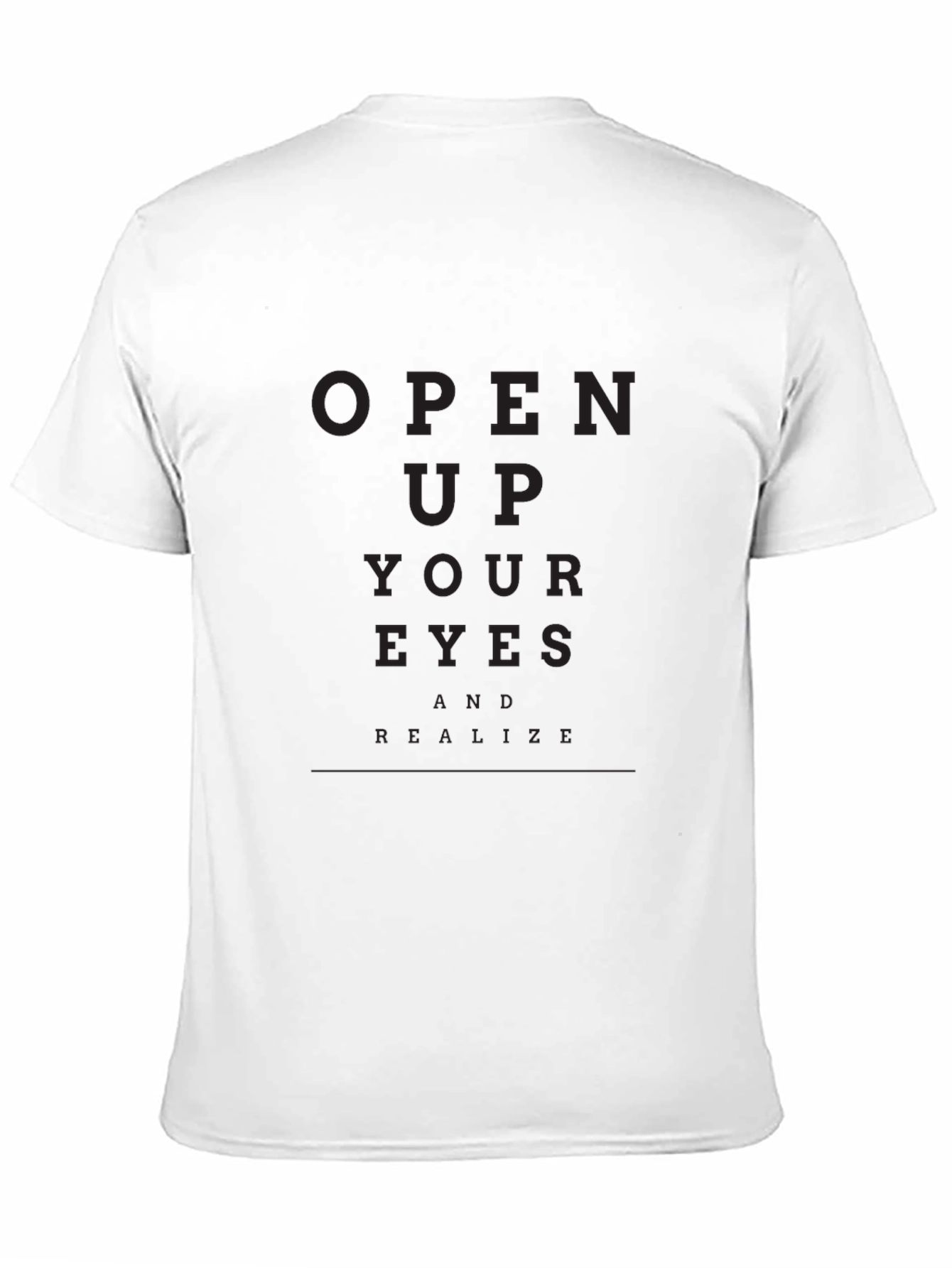 Open Up Your Eyes T-Shirt - Black