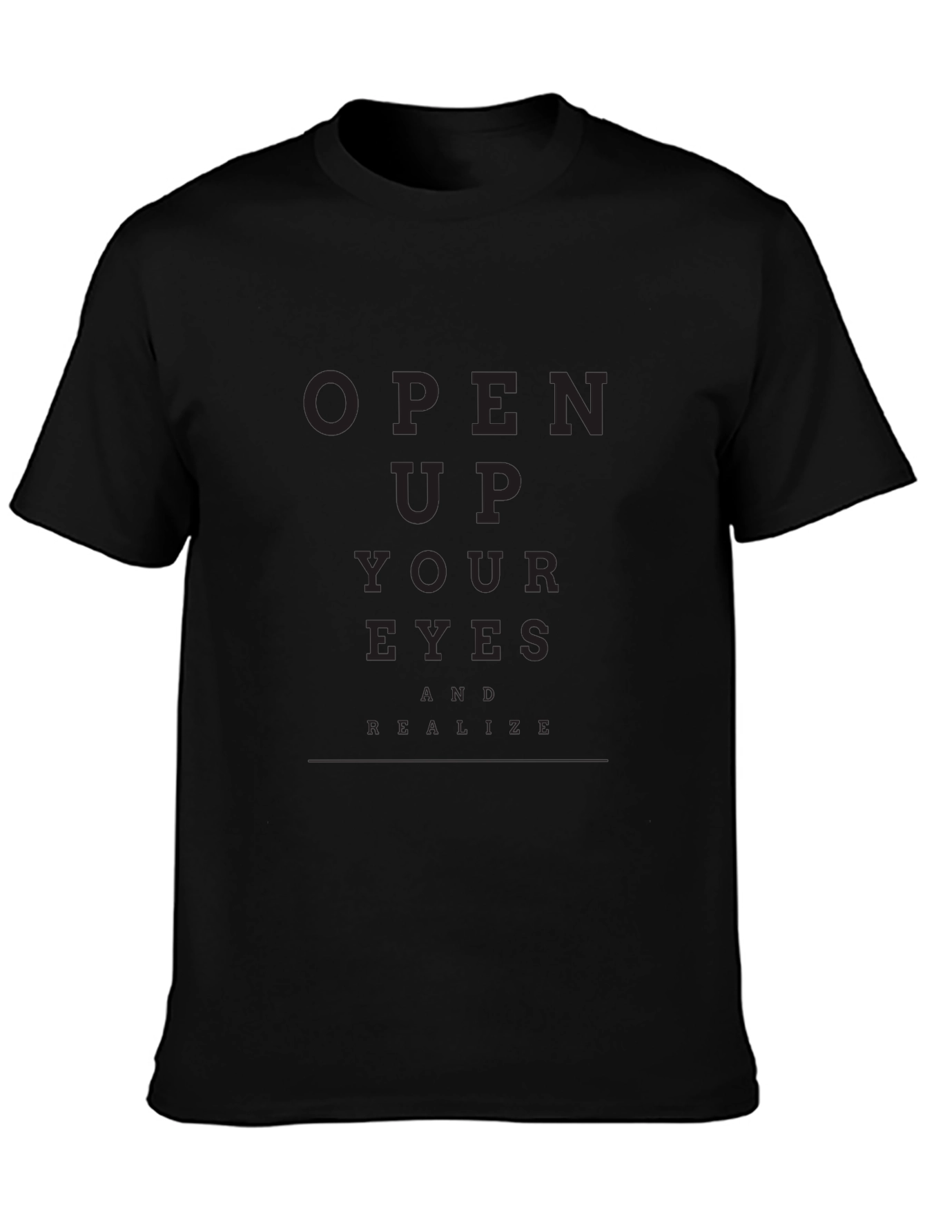 Open Up Your Eyes T-Shirt - Black