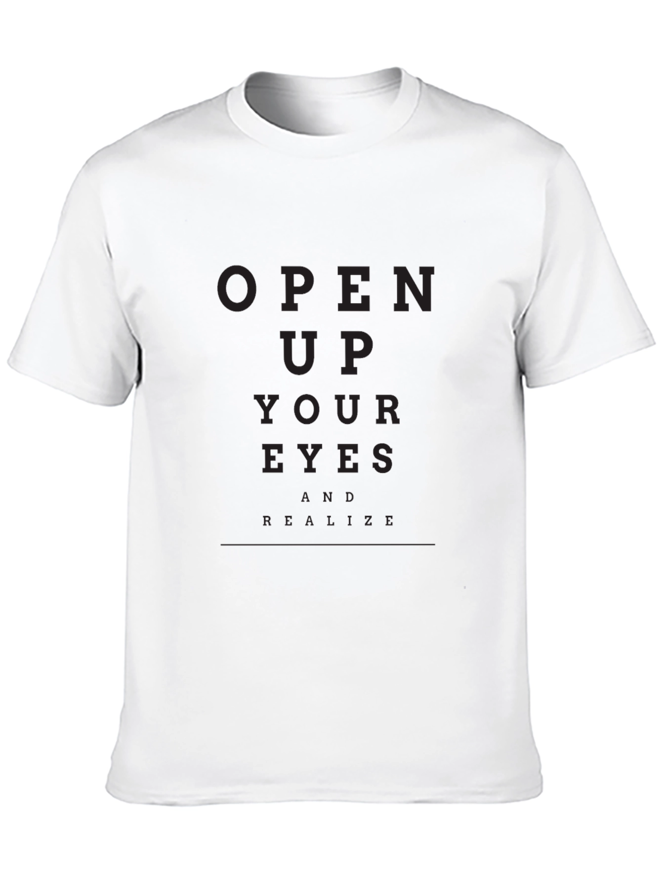 Open Up Your Eyes T-Shirt - Black