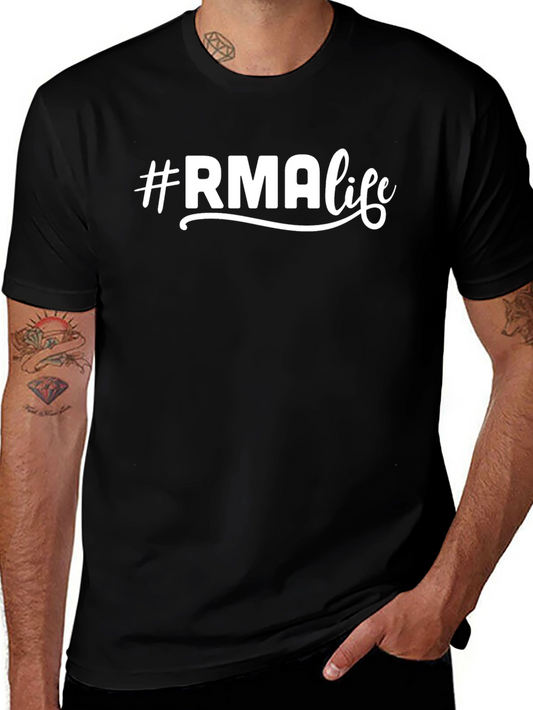 #RMAlife T-Shirt - Casual Black Tee
