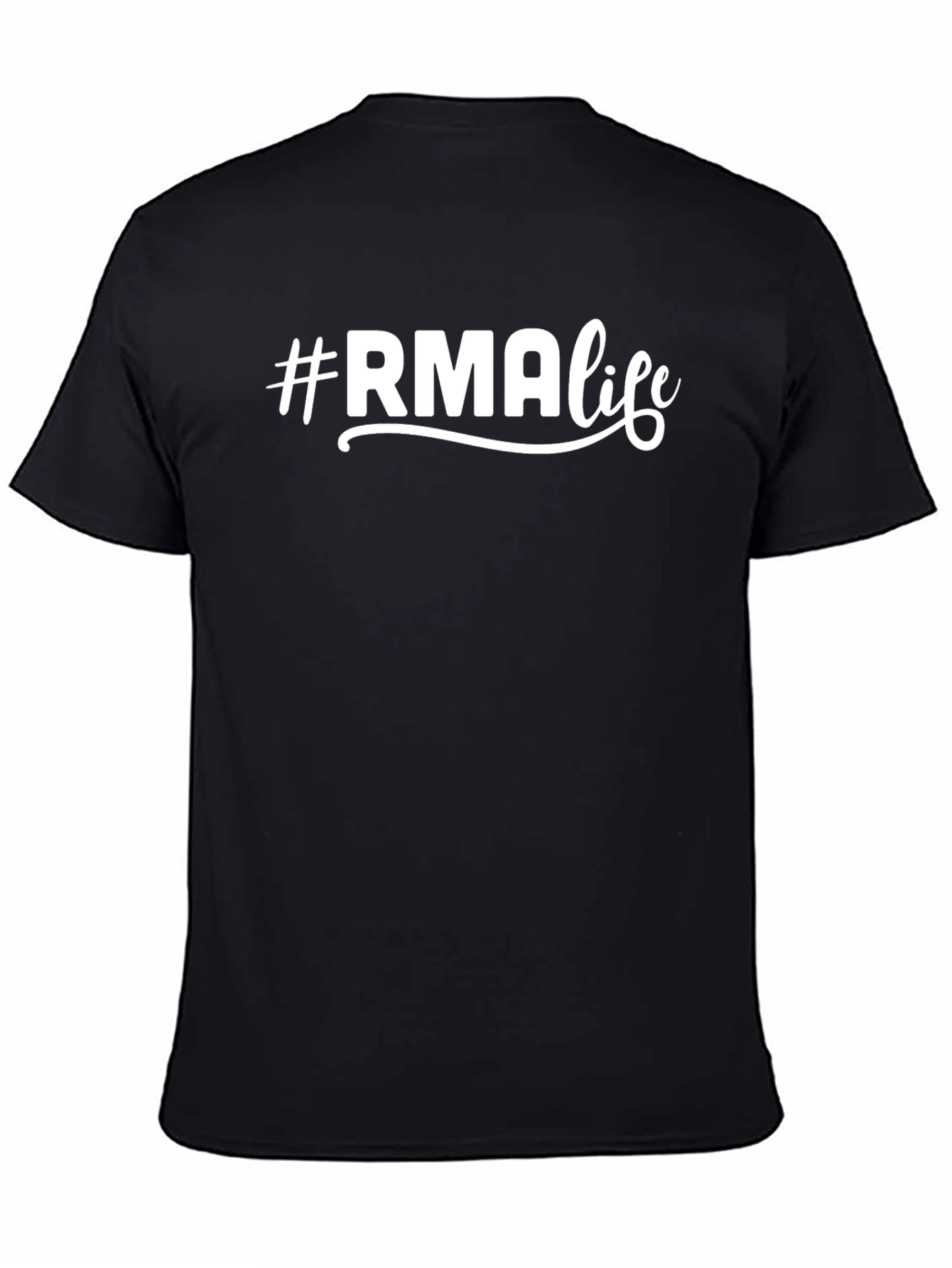 #RMAlife T-Shirt - Casual Black Tee