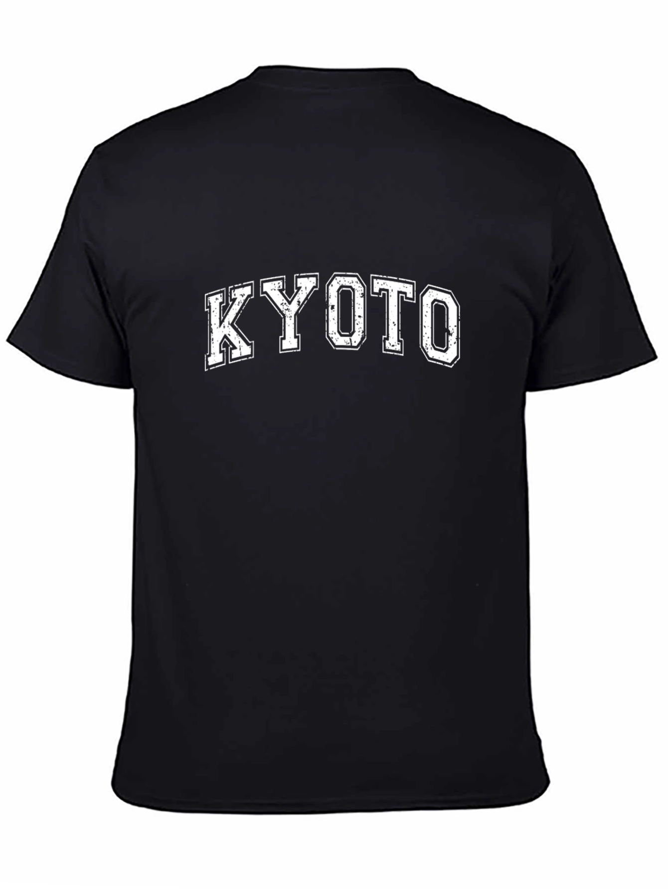 Kyoto Graphic Tee - Black Cotton T-Shirt