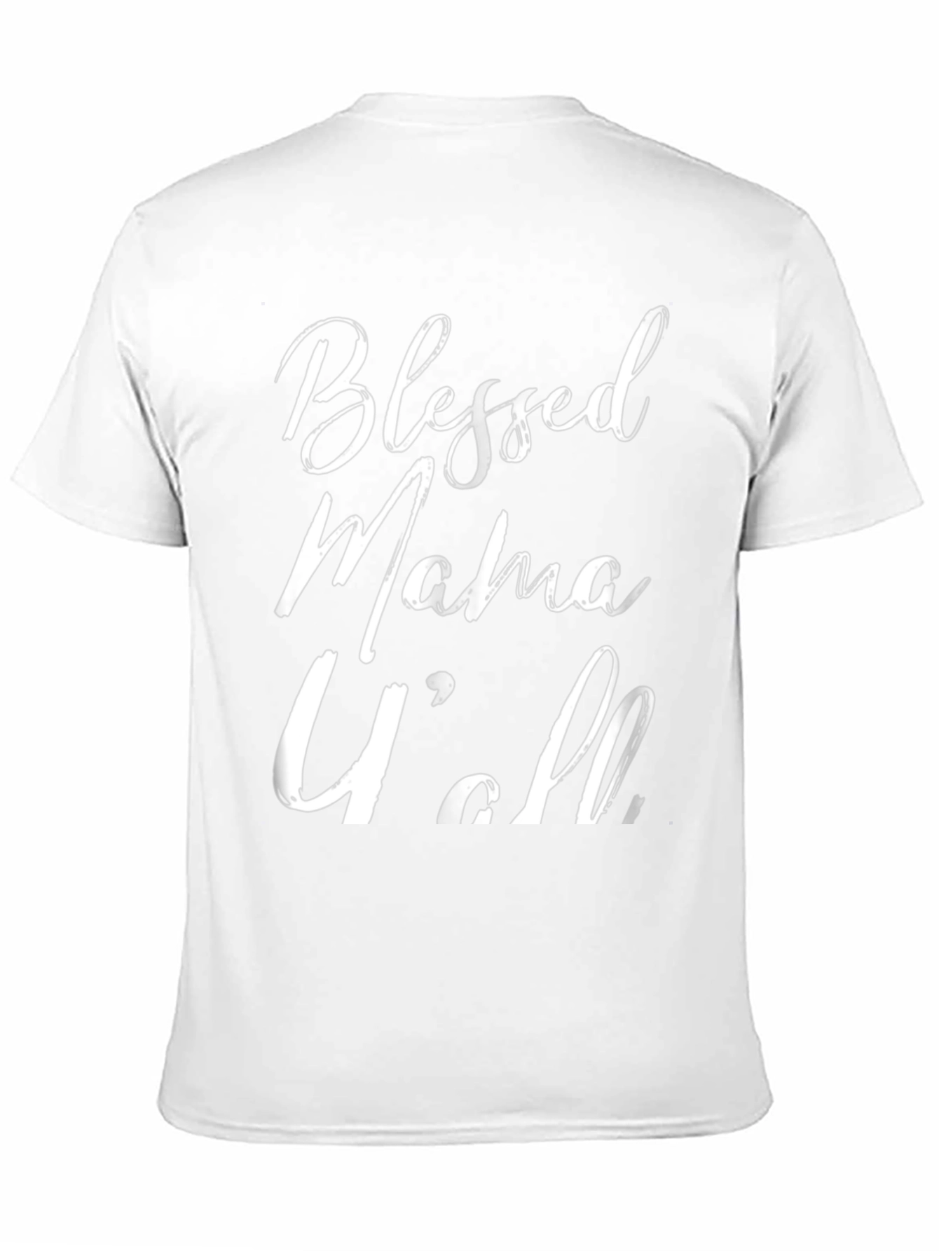 Blessed Mama Yall Black Graphic Tee