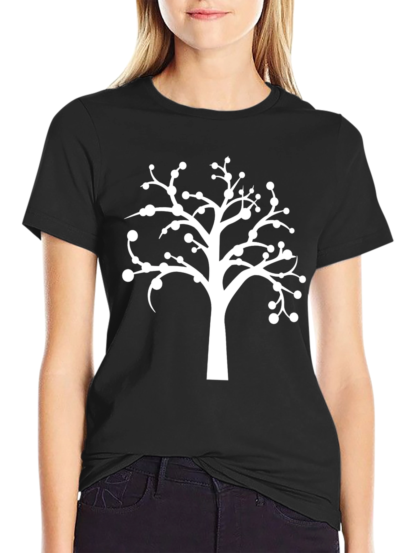 Modern Tree Graphic Tee - Stylish and Unique