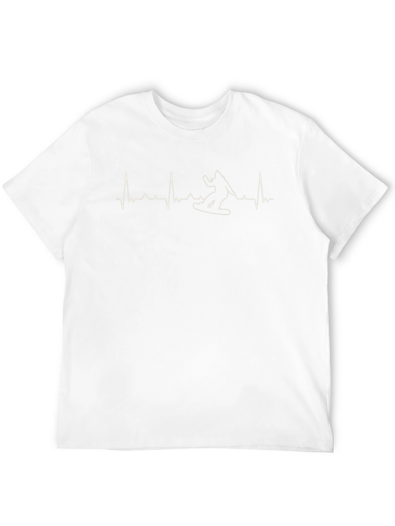 Snowboard Heartbeat T-Shirt - Ride On!