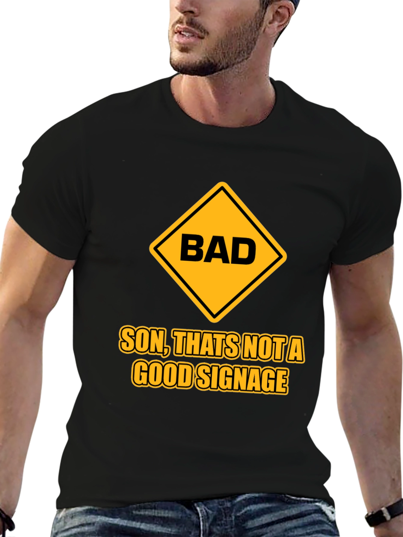 Bad Signage Humor Graphic T-Shirt