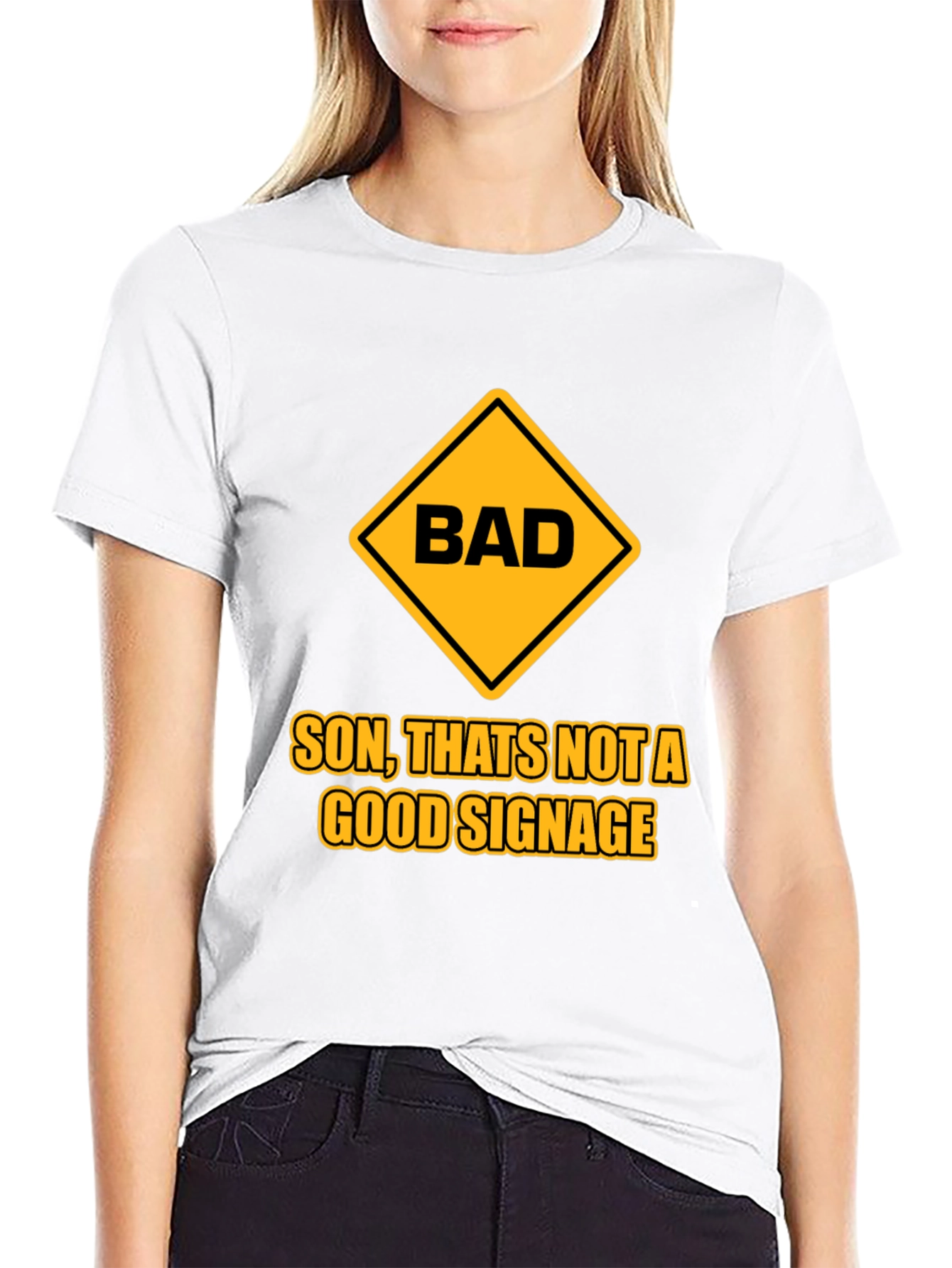 Bad Signage Humor Graphic T-Shirt