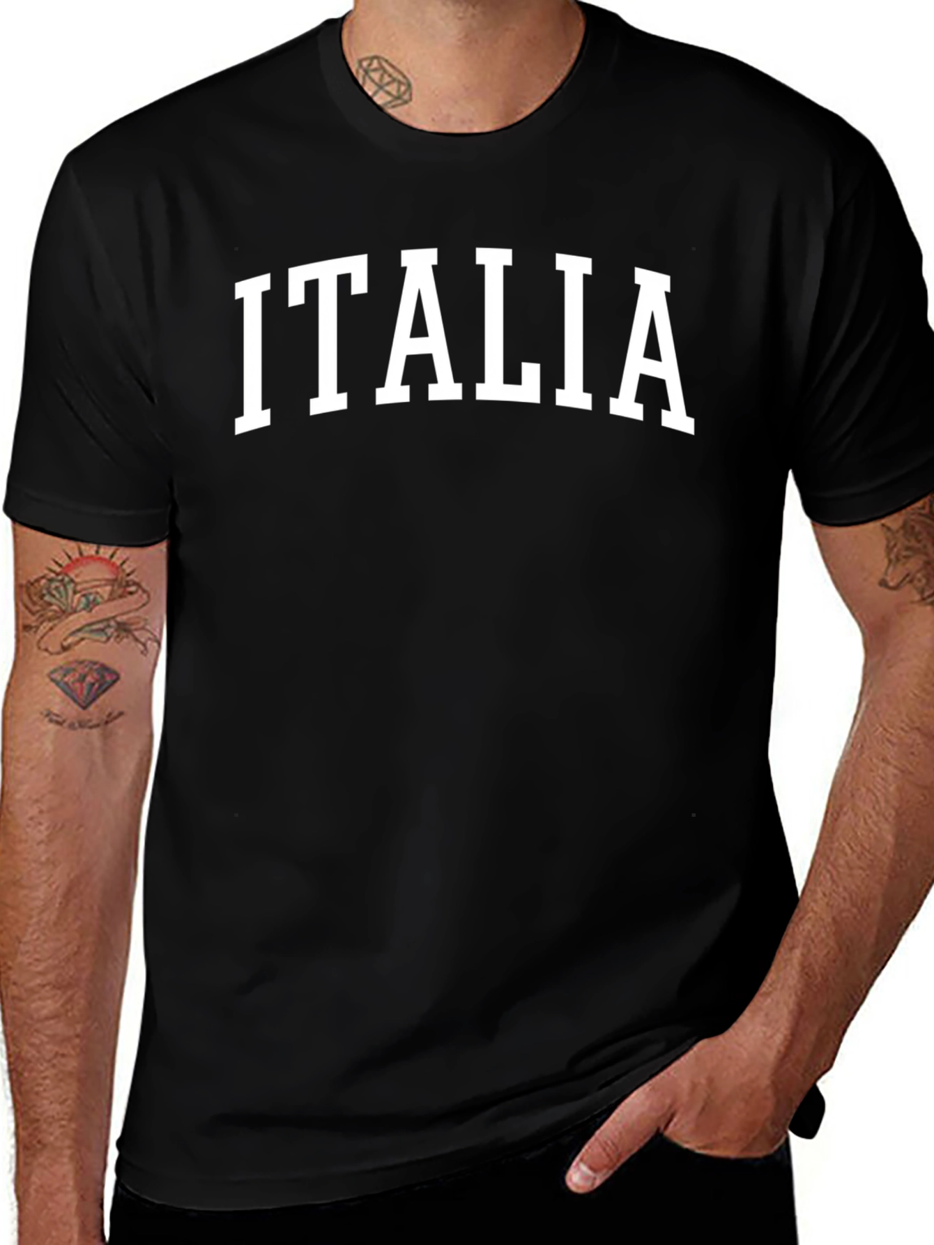 Italia Graphic Tee - Classic Style Comfortable Fit