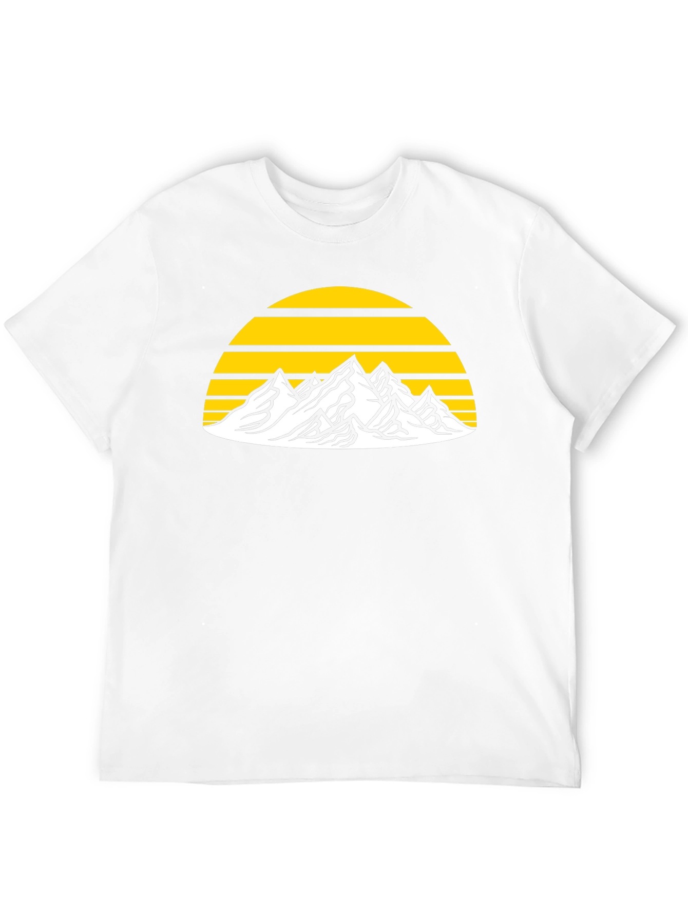 Mountain Sunset Graphic Tee - Adventure Awaits!
