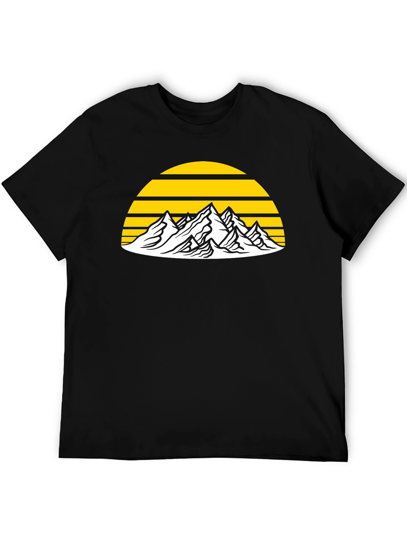 Mountain Sunset Graphic Tee - Adventure Awaits!