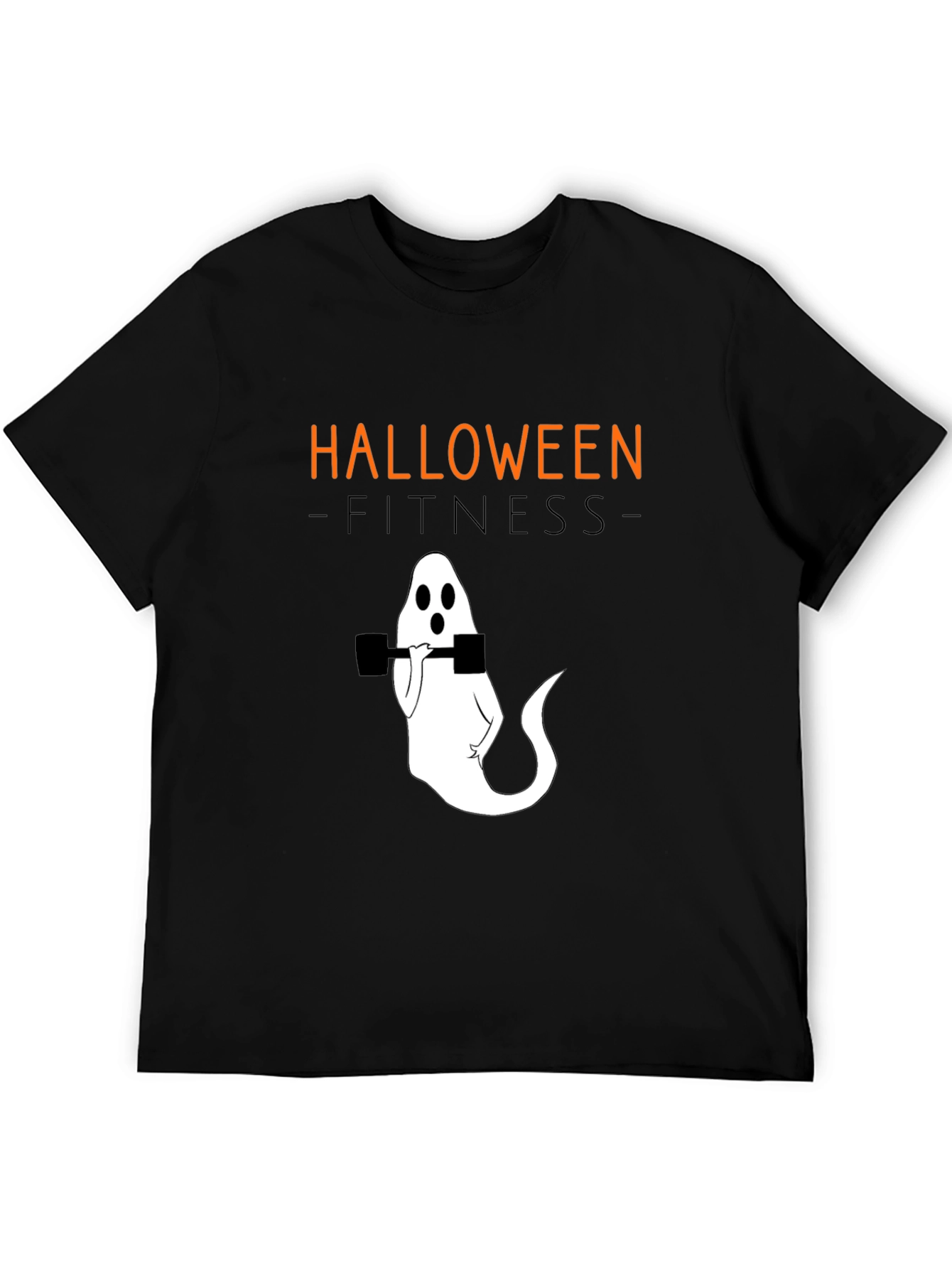 Halloween Fitness Ghost T-Shirt - Workout Tee