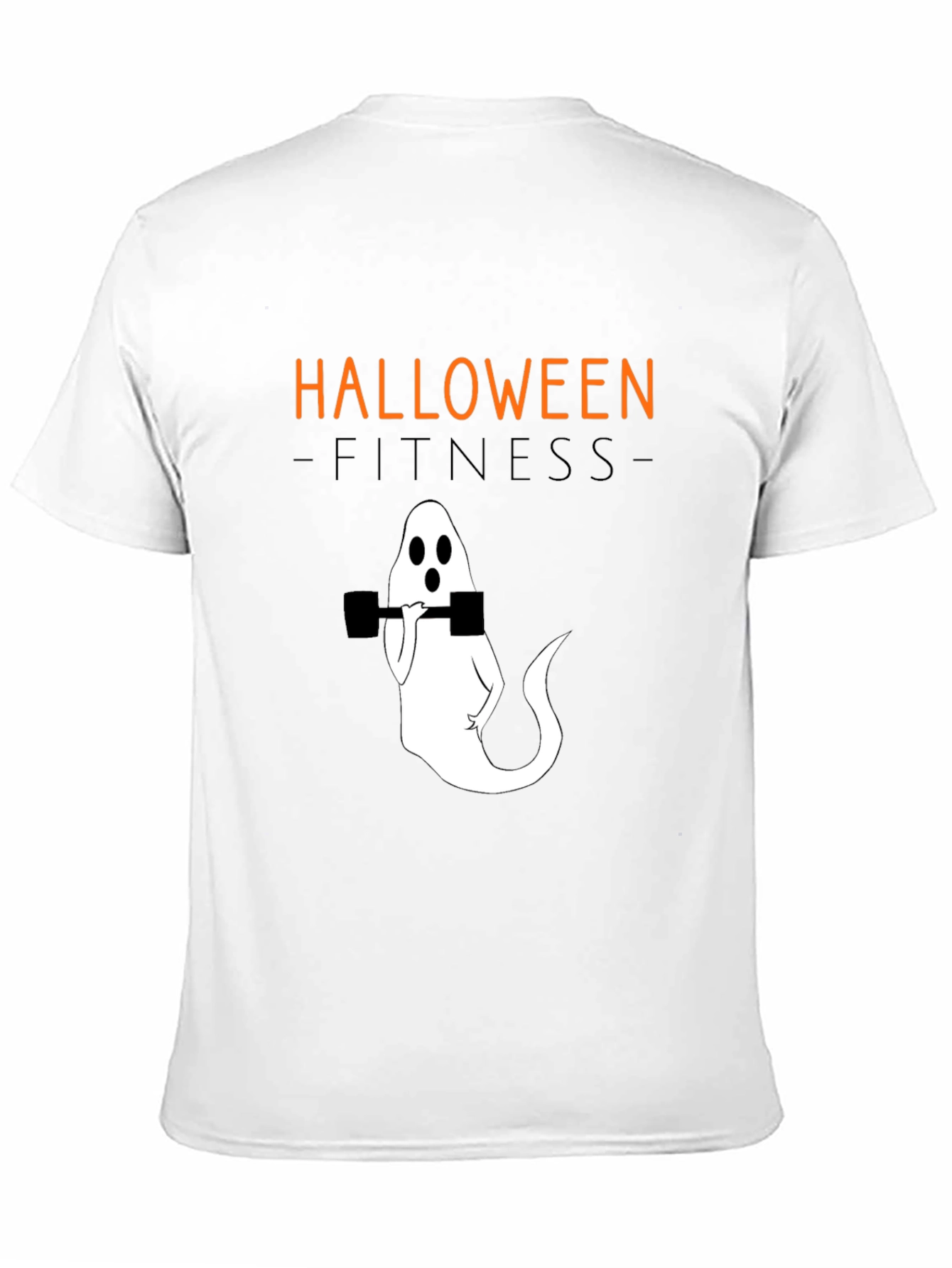 Halloween Fitness Ghost T-Shirt - Workout Tee