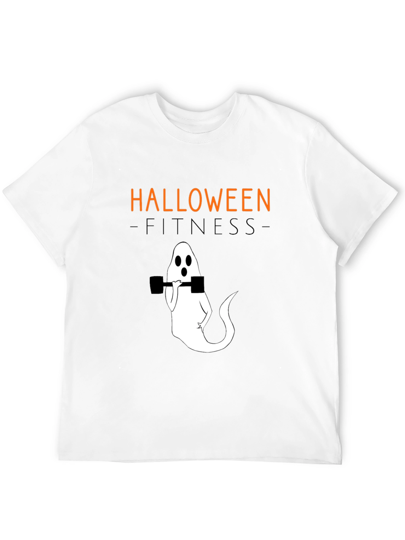 Halloween Fitness Ghost T-Shirt - Workout Tee