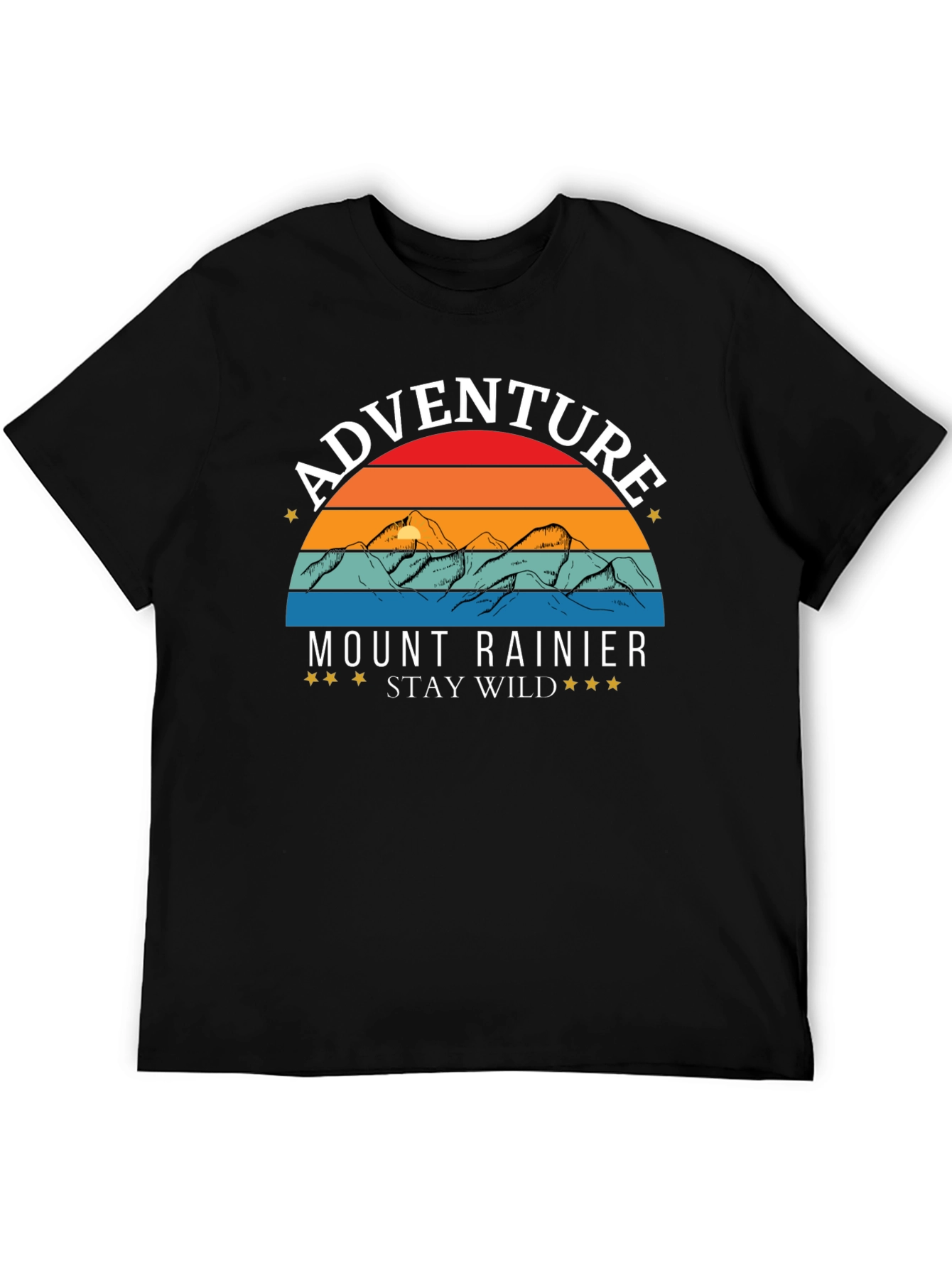 Mount Rainier Adventure Tee - Stay Wild!