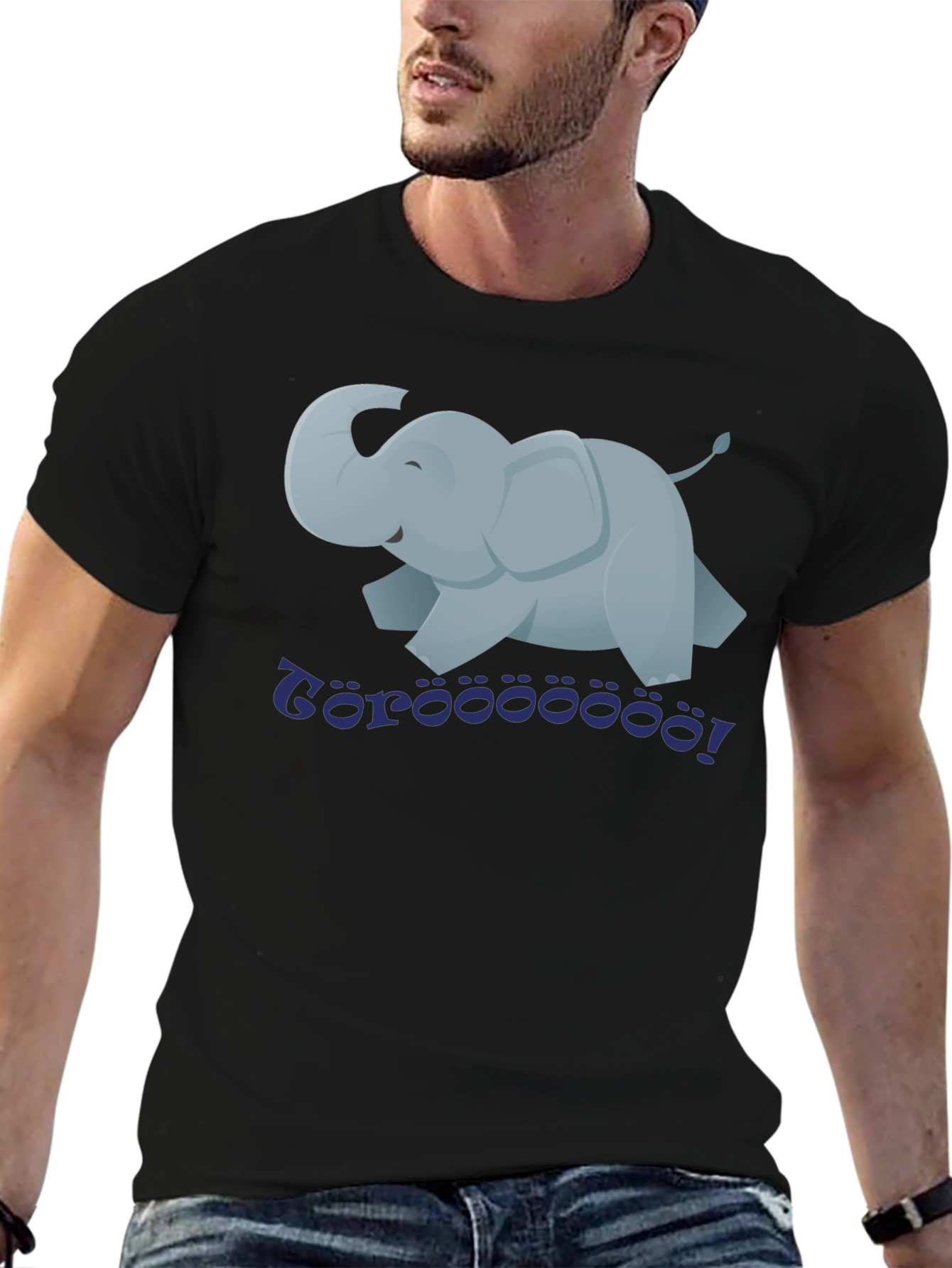 Cartoon Elephant T-Shirt