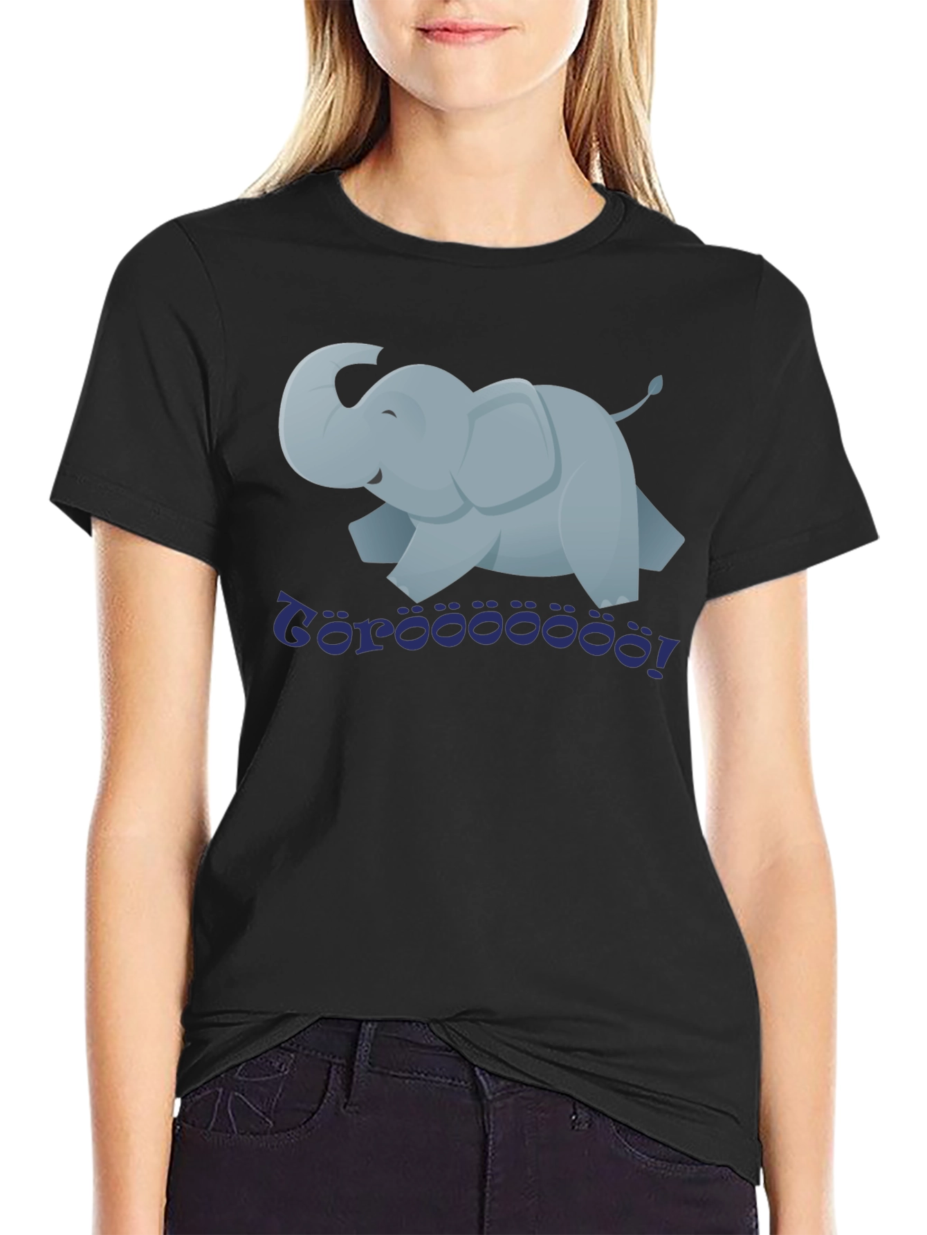 Cartoon Elephant T-Shirt