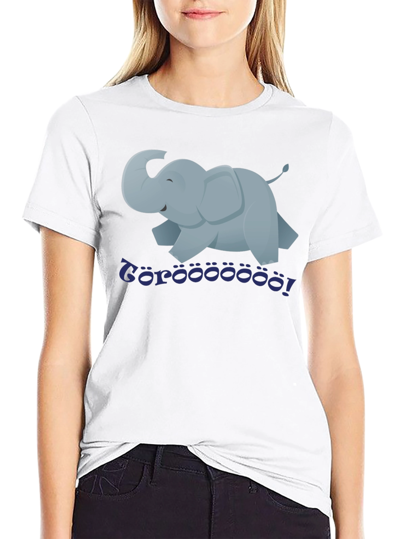 Cartoon Elephant T-Shirt