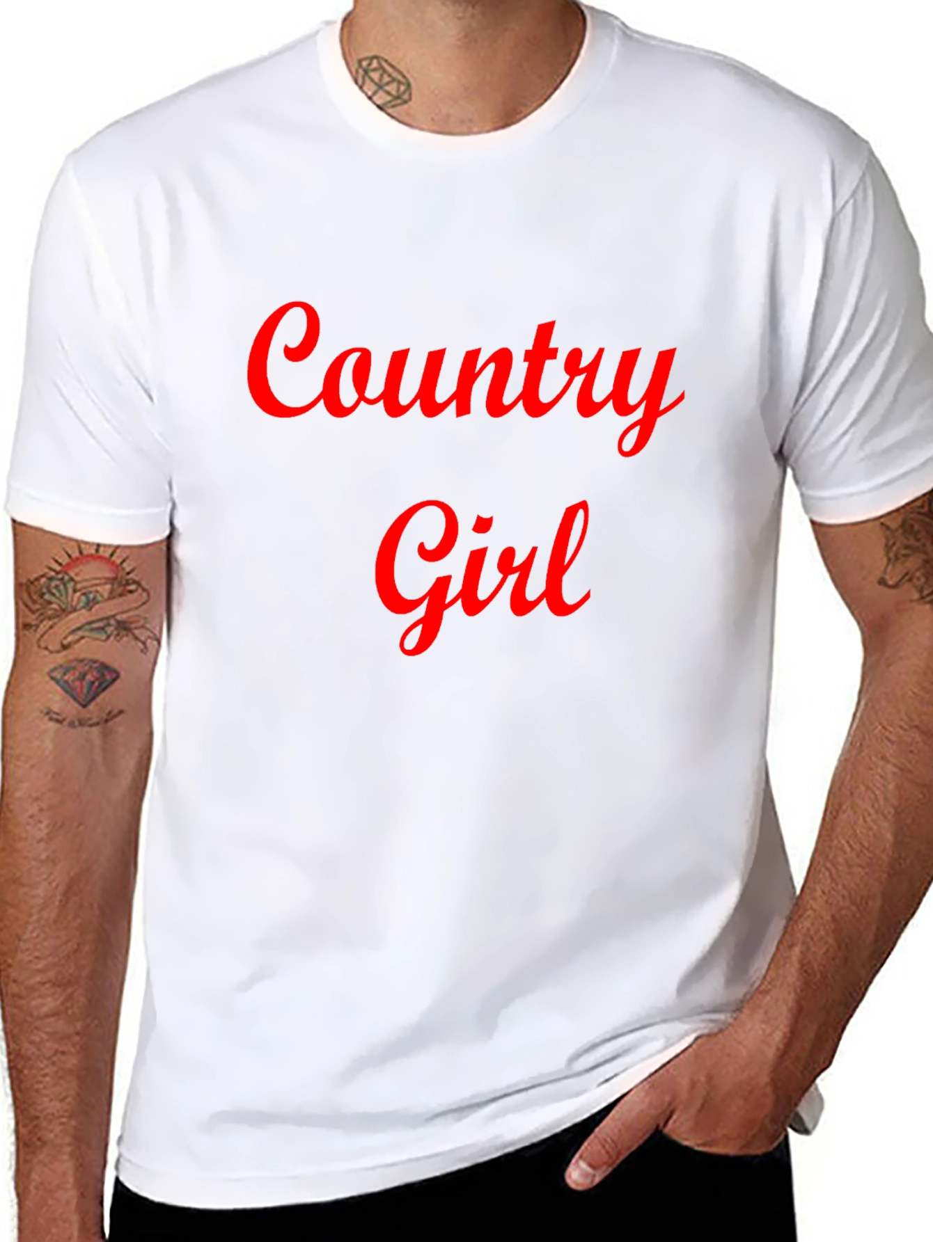Country Girl Graphic Tee - Black