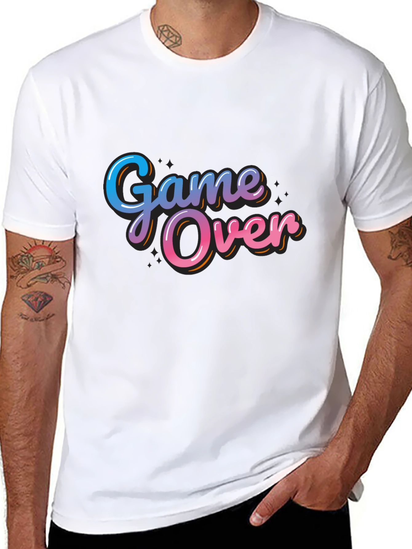 Game Over T-Shirt - Stylish Graphic Tee