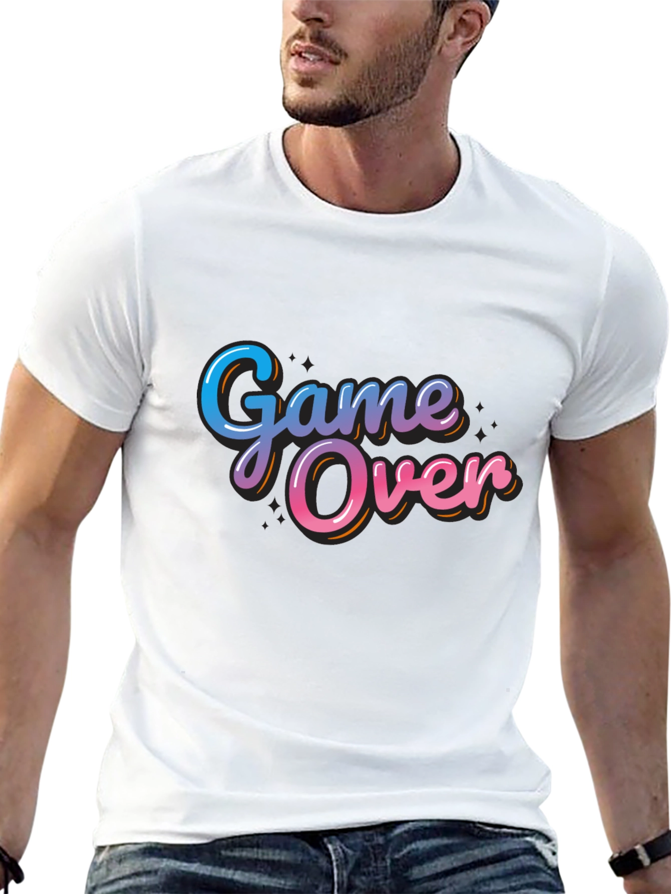 Game Over T-Shirt - Stylish Graphic Tee