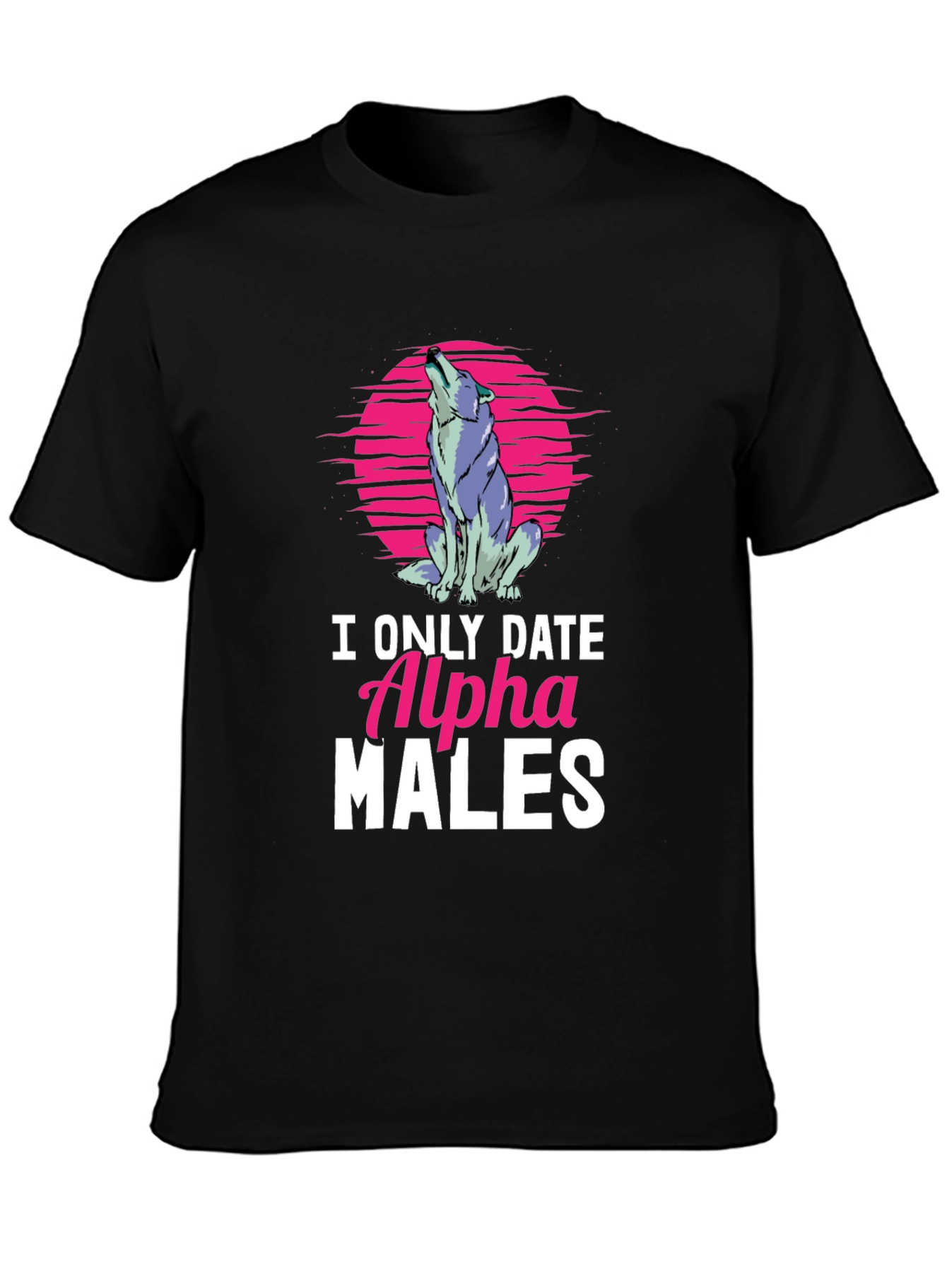 Alpha Males Graphic T-Shirt - Black