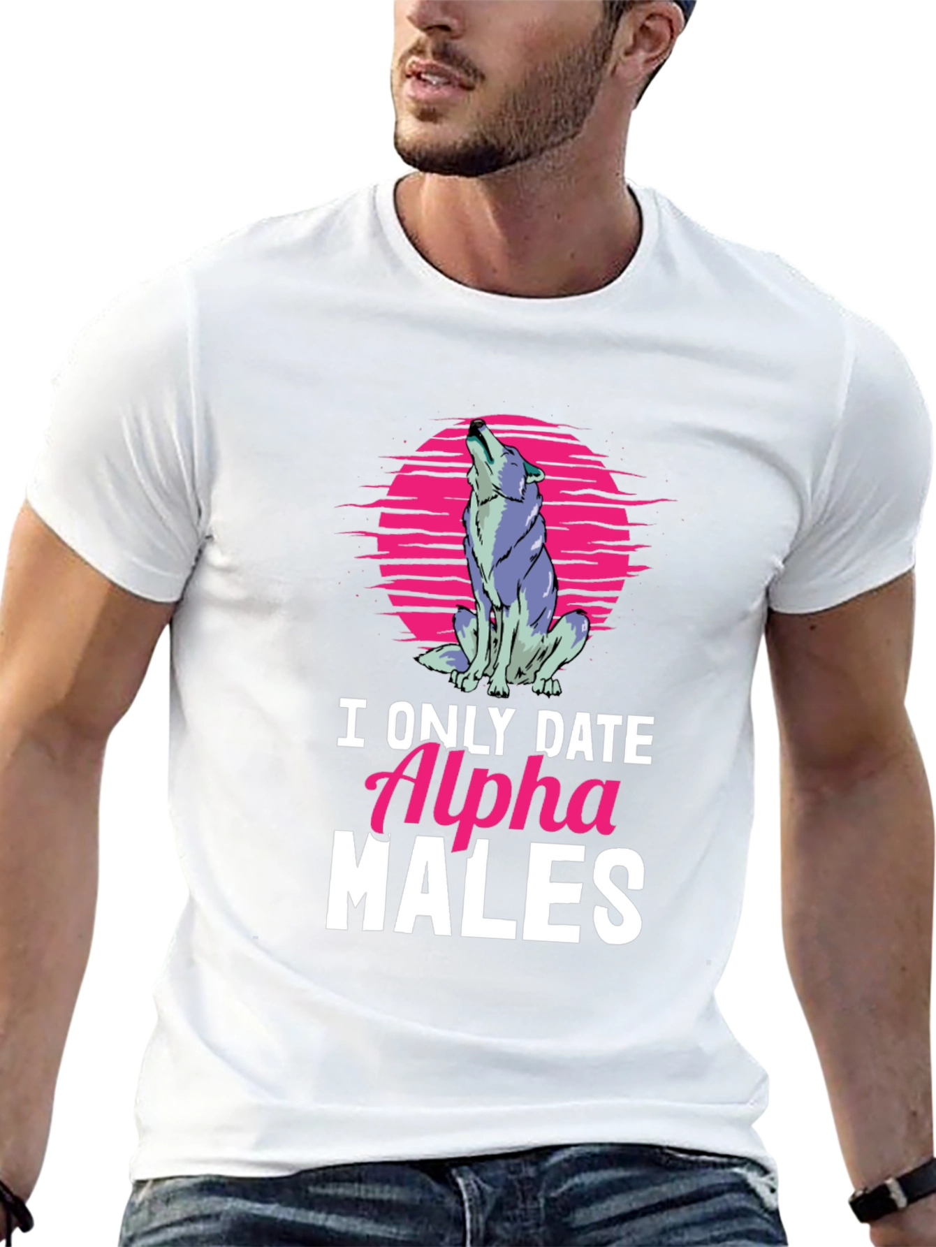 Alpha Males Graphic T-Shirt - Black