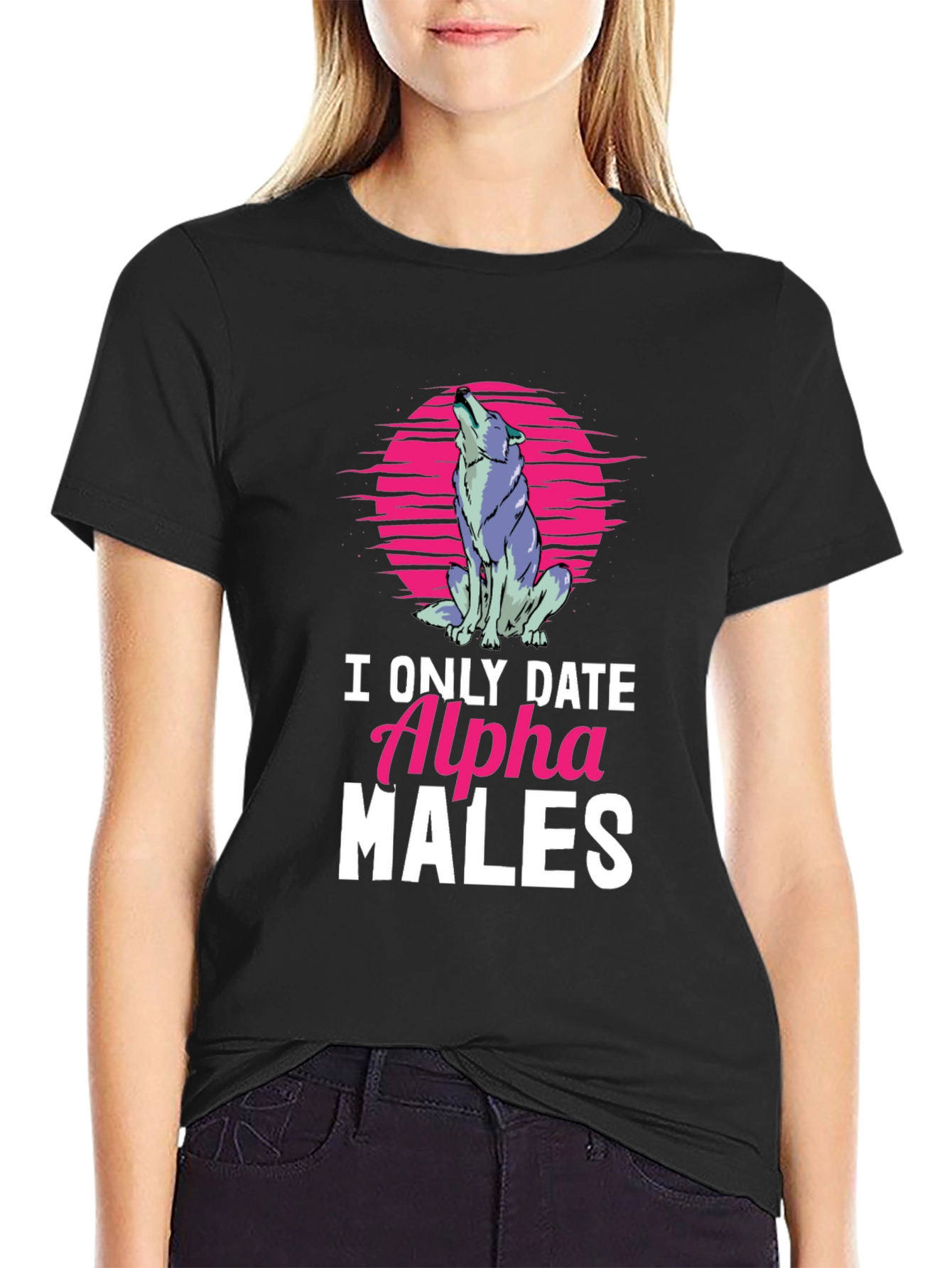 Alpha Males Graphic T-Shirt - Black