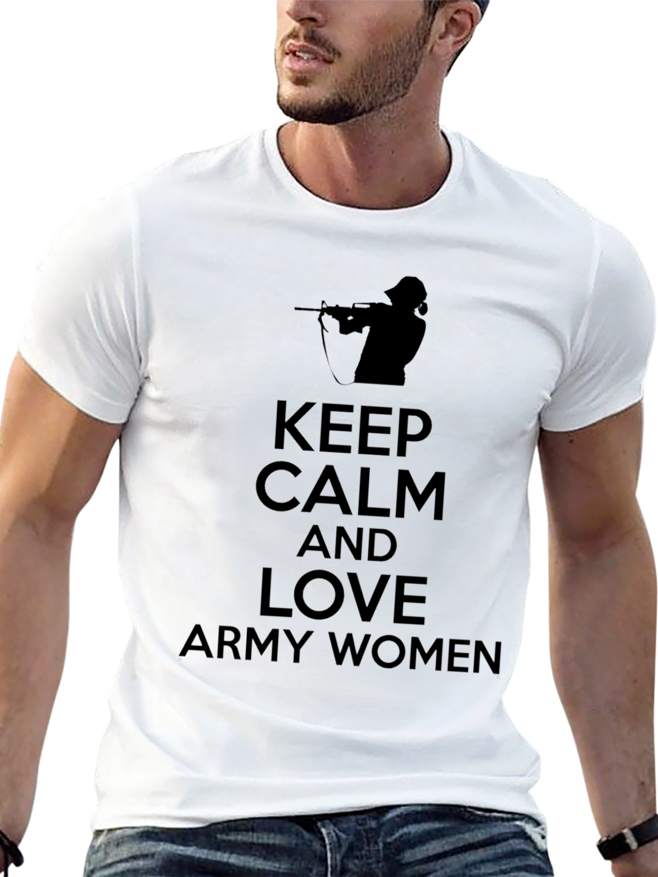 Keep Calm Army Women Tee