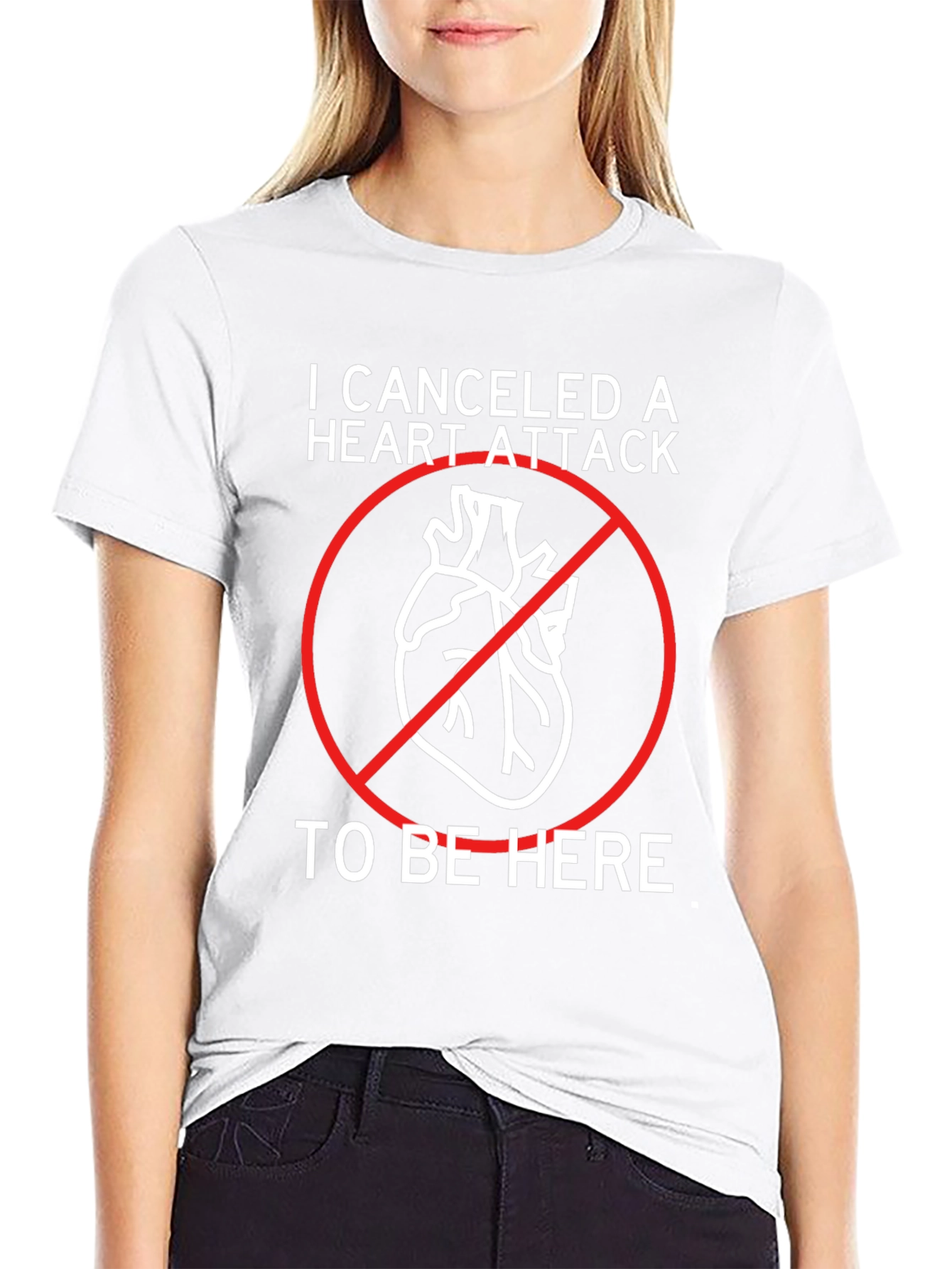 Canceled Heart Attack T-Shirt - Funny Graphic Tee