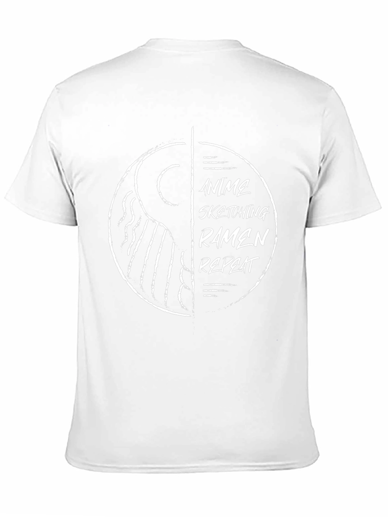 Anime Sketching Ramen Repeat Graphic Tee