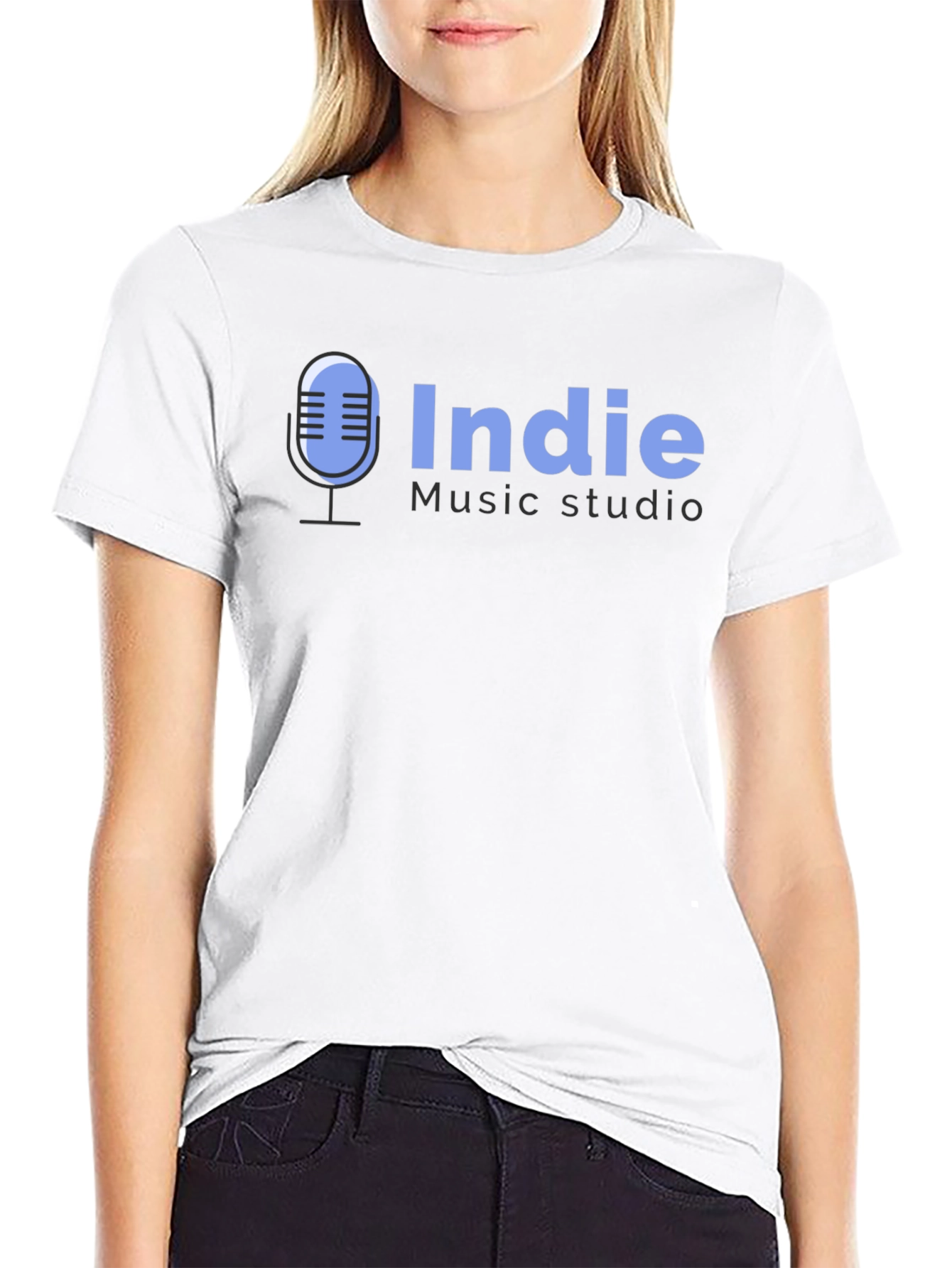Indie Music Studio Black T-Shirt