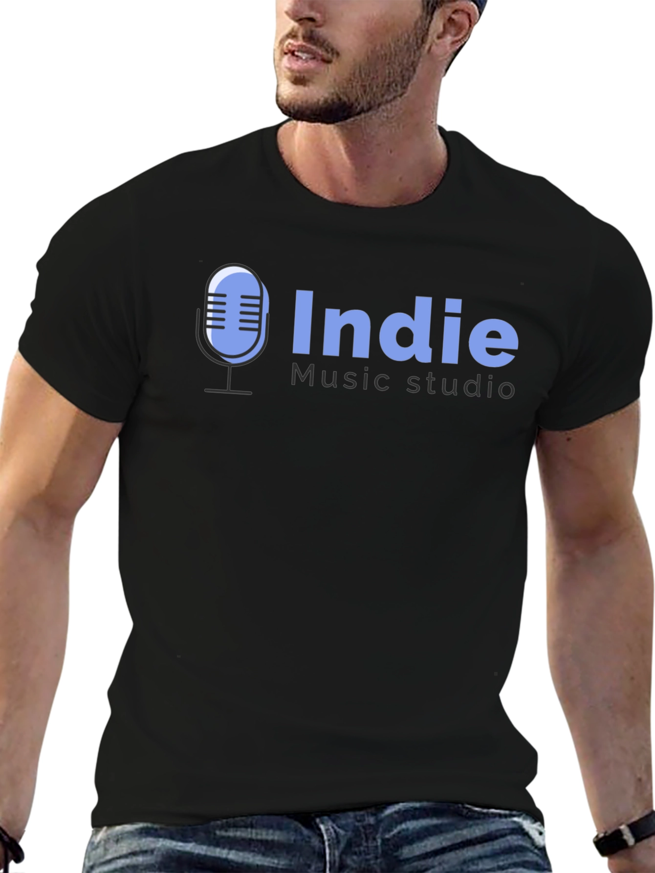 Indie Music Studio Black T-Shirt