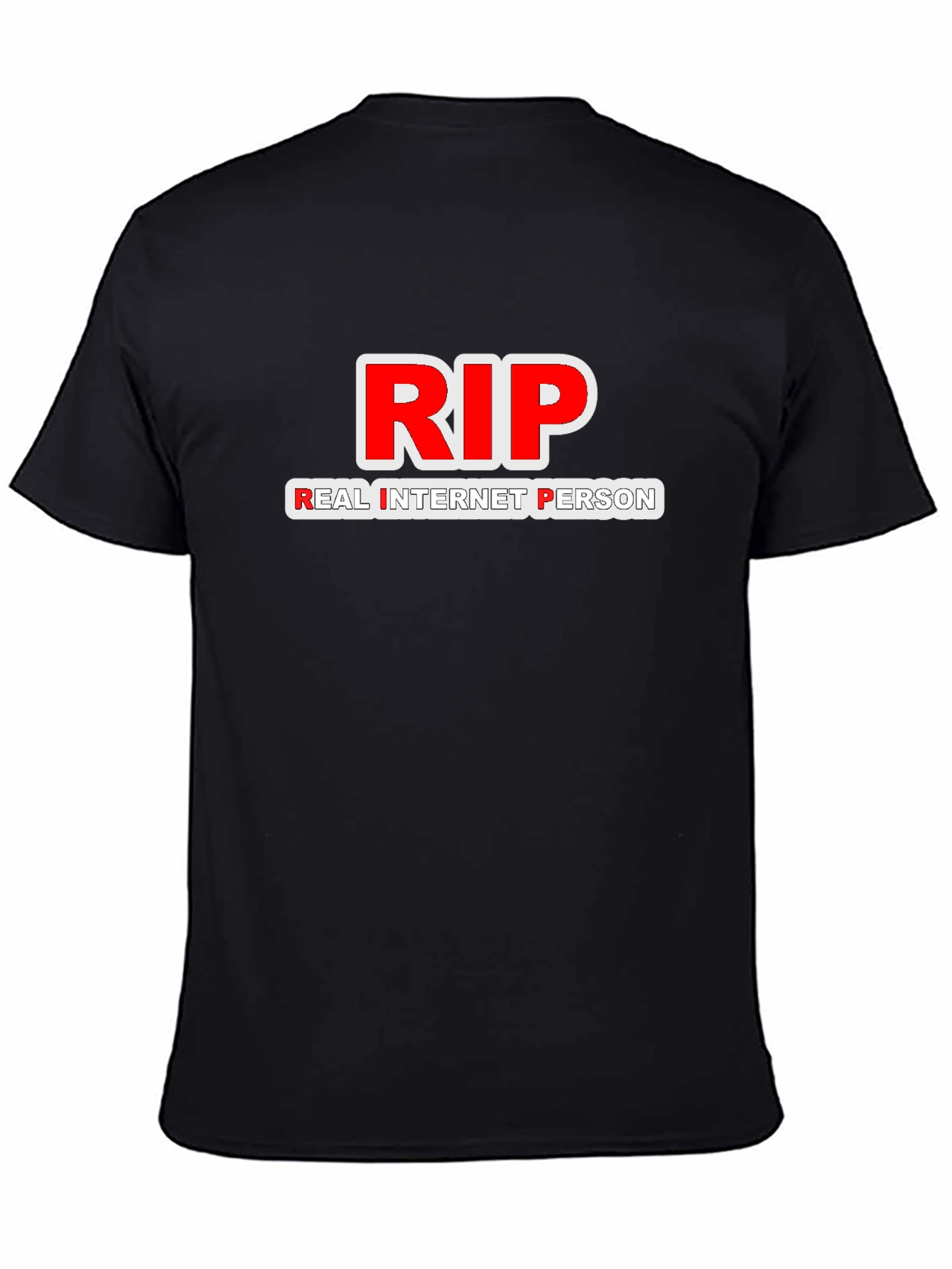 RIP Real Internet Person T-Shirt - Black