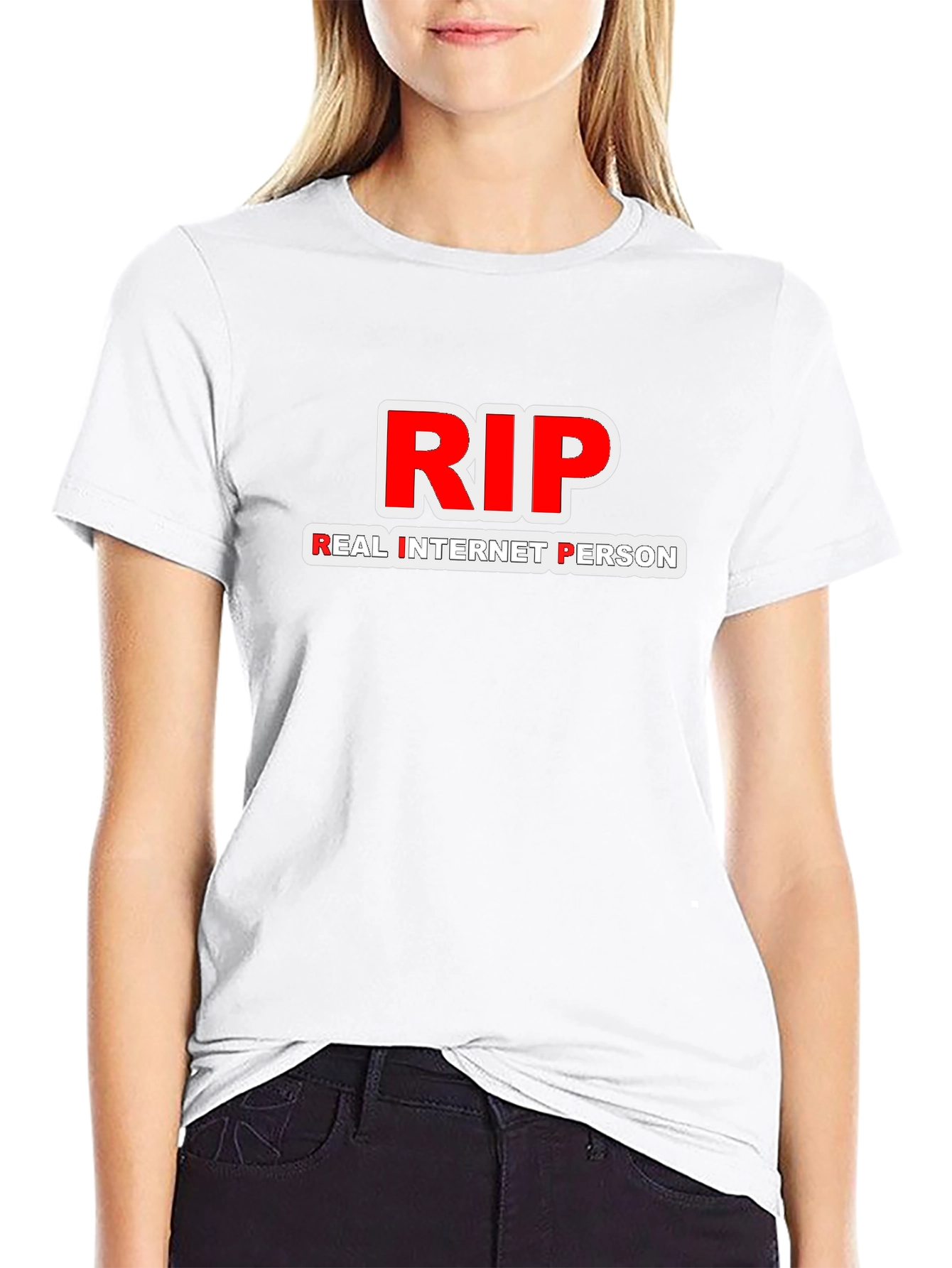 RIP Real Internet Person T-Shirt - Black