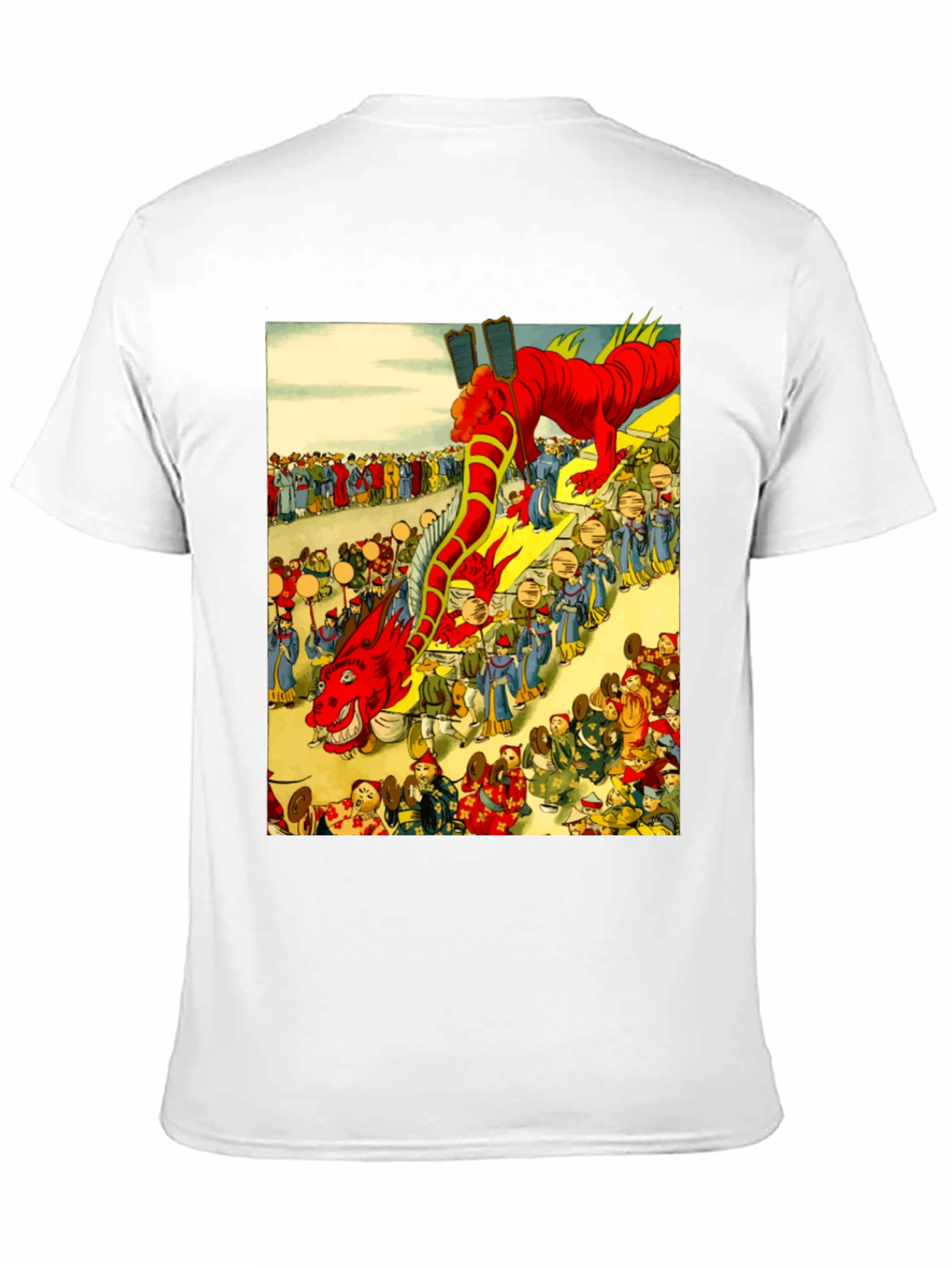 Dragon Parade Graphic Tee - Unique Design