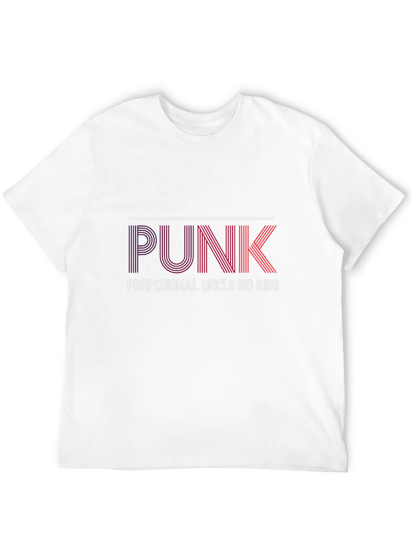 PUNK Professional Uncle No Kids Black T-Shirt