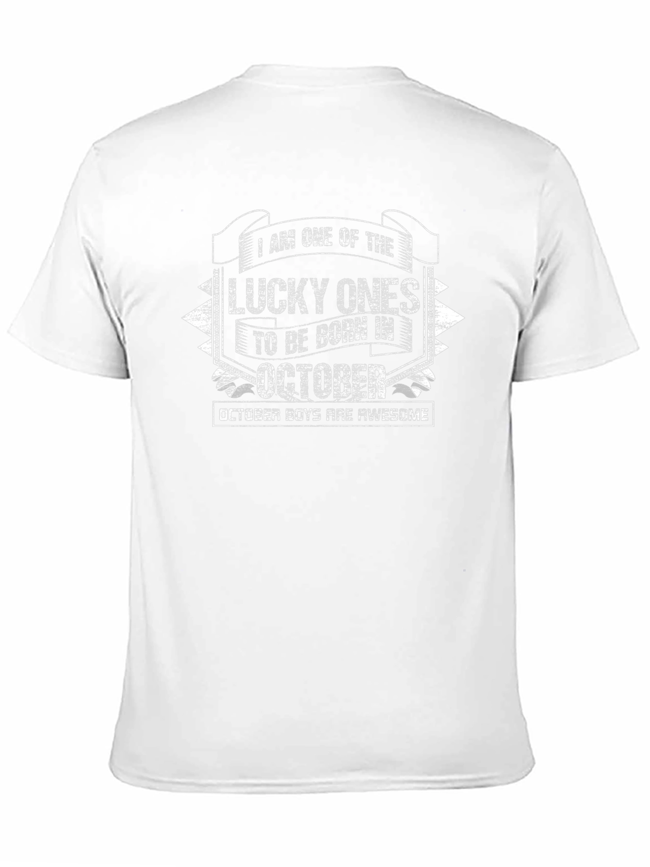 Lucky October Birthday T-Shirt - Awesome Boys Tee
