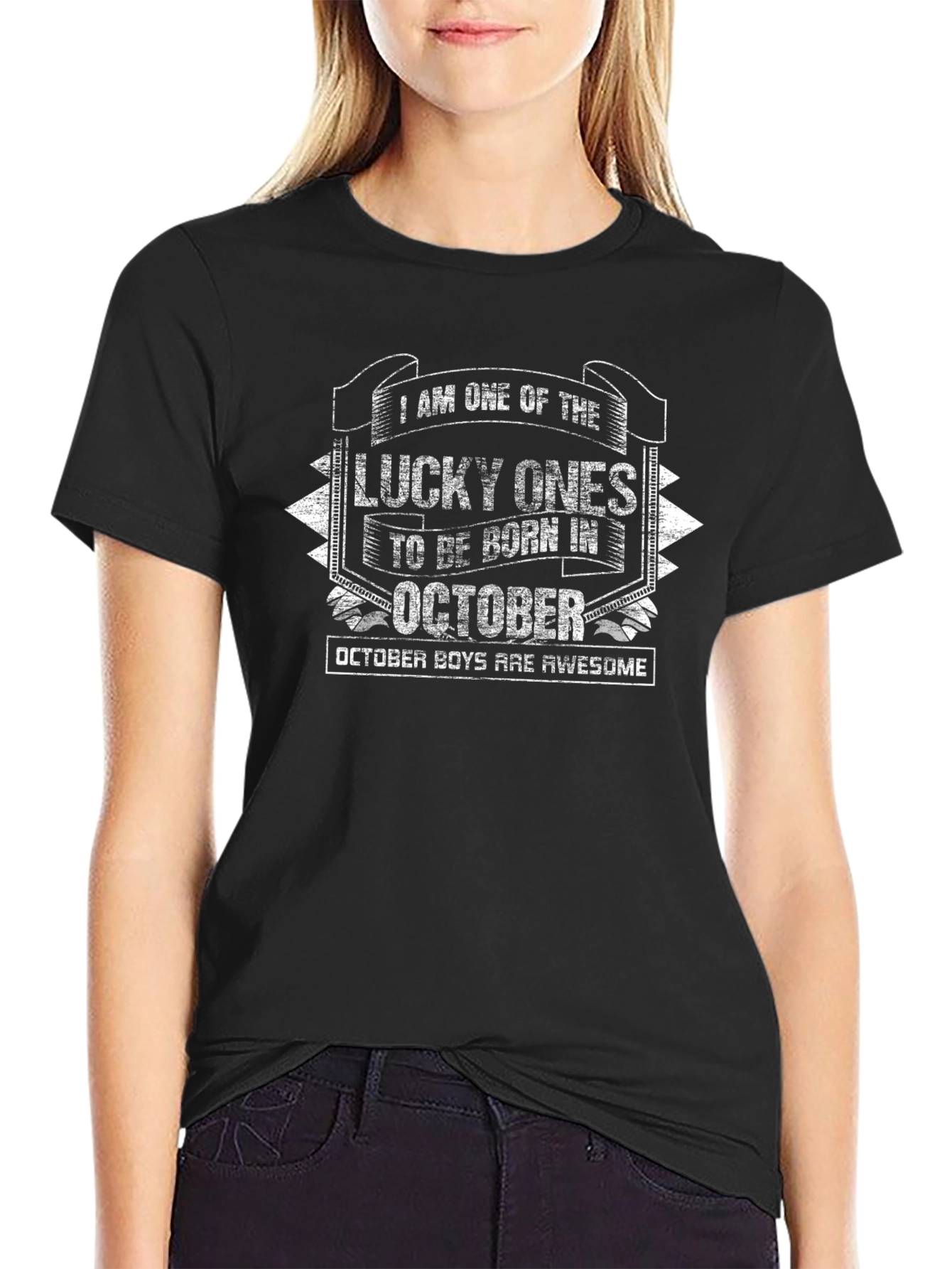 Lucky October Birthday T-Shirt - Awesome Boys Tee