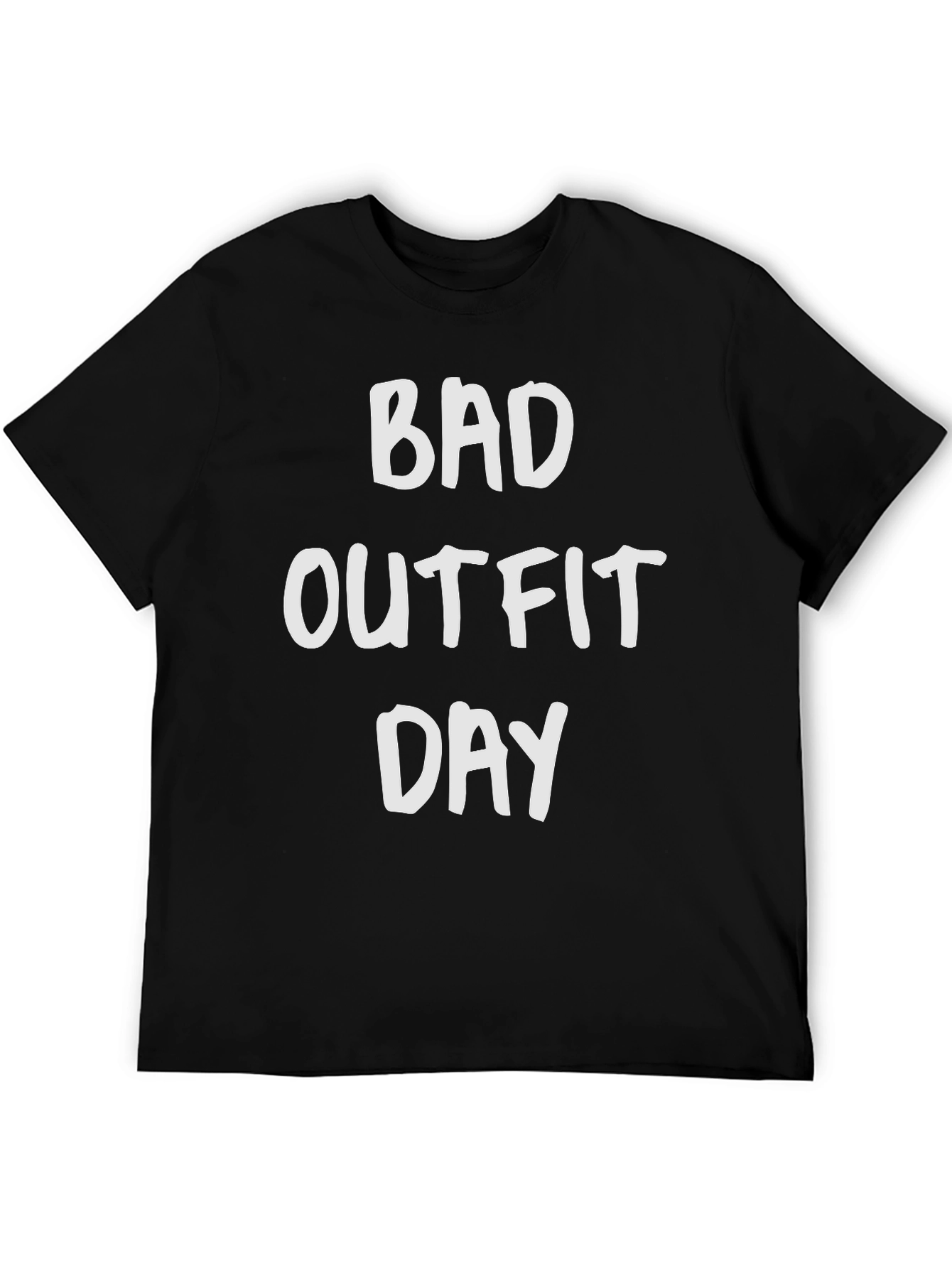 Bad Outfit Day Funny Graphic T-Shirt